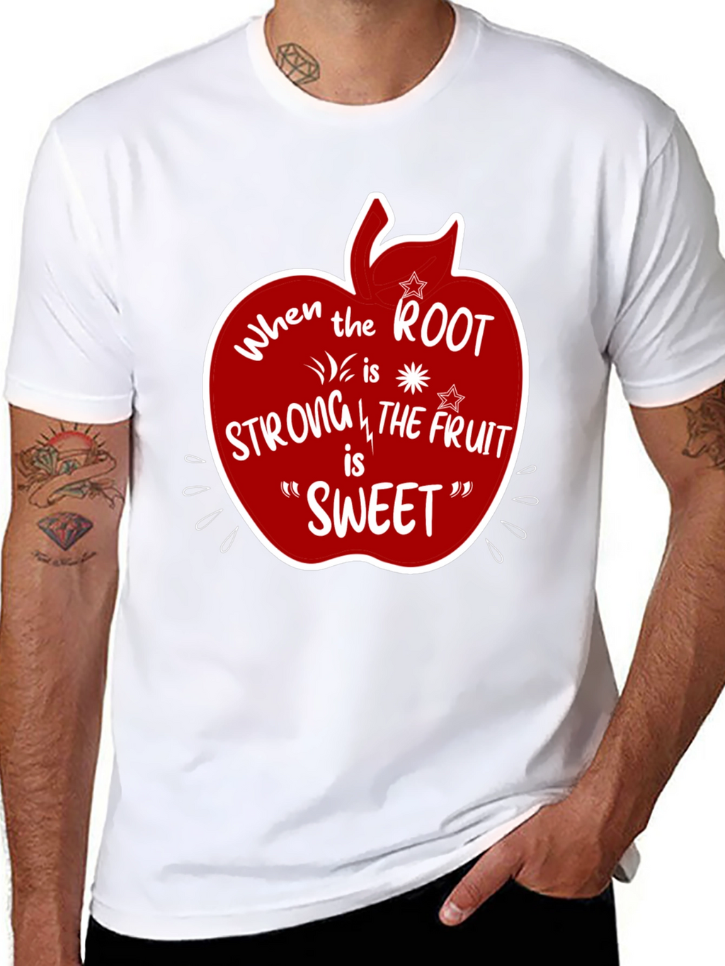 Root Strong Fruit Sweet Graphic T-Shirt