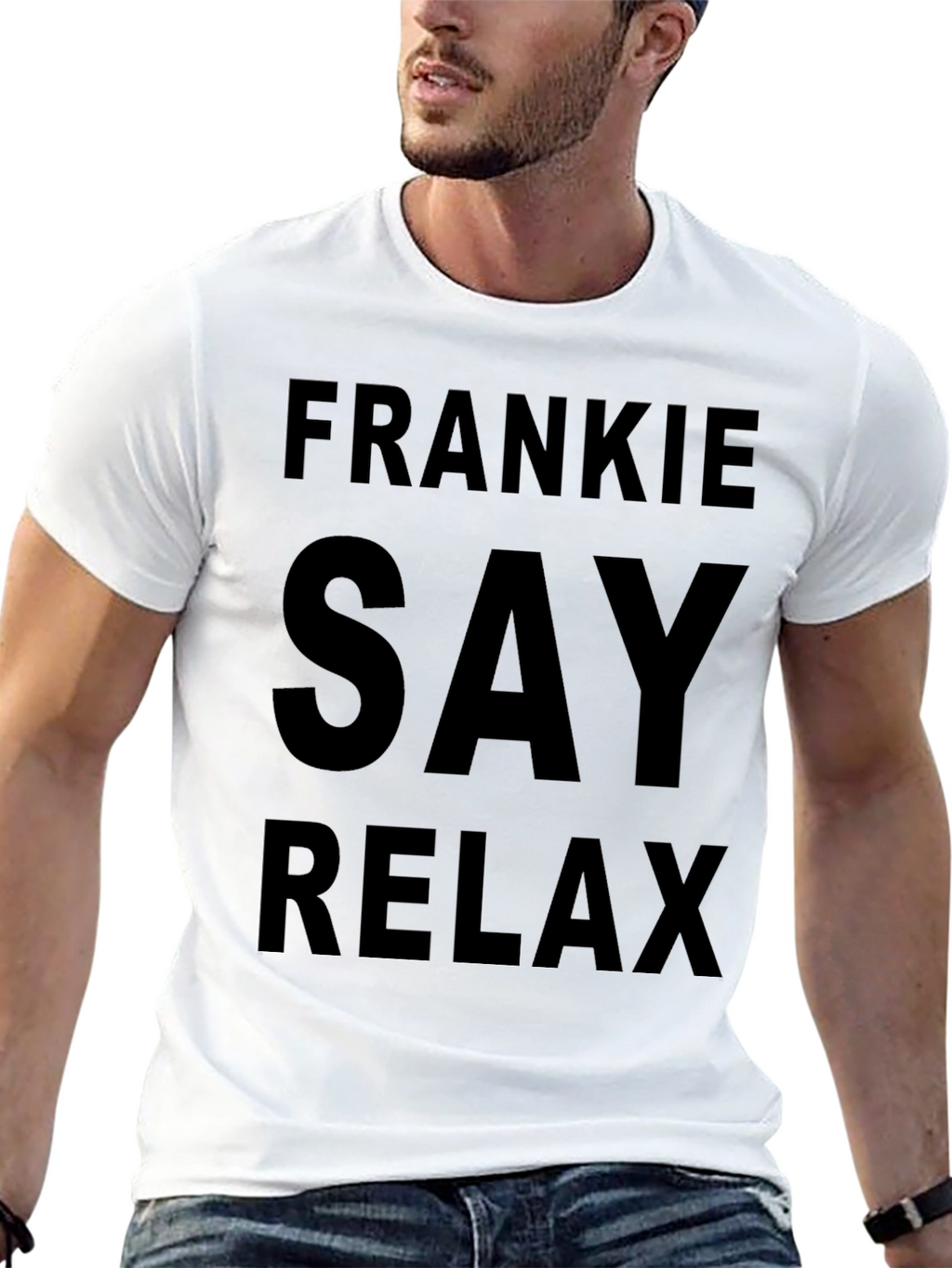 Frankie Say Relax Black T-Shirt