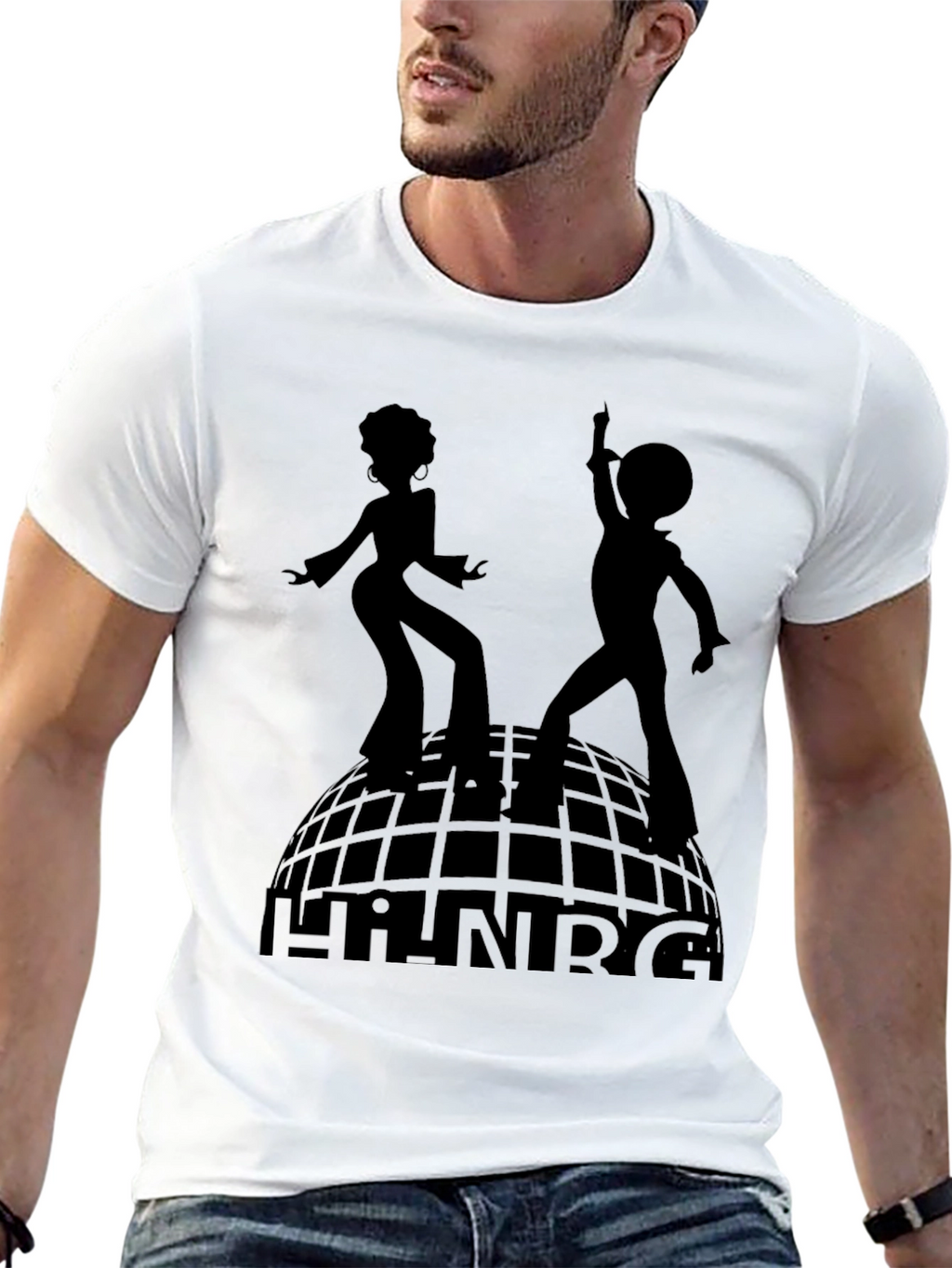Retro Disco Dance T-Shirt - HI NRG Graphic Tee