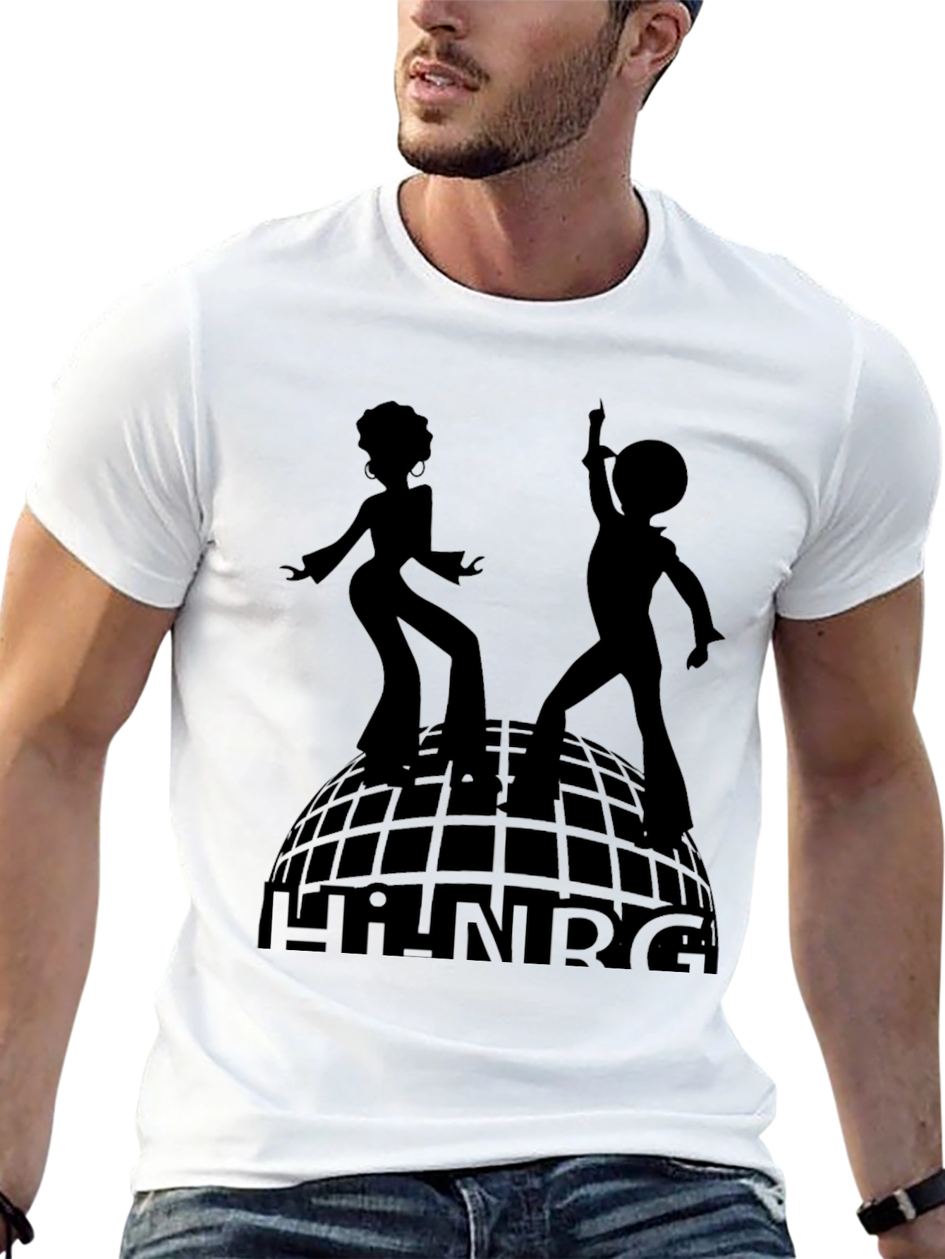 Retro Disco Dance T-Shirt - HI NRG Graphic Tee