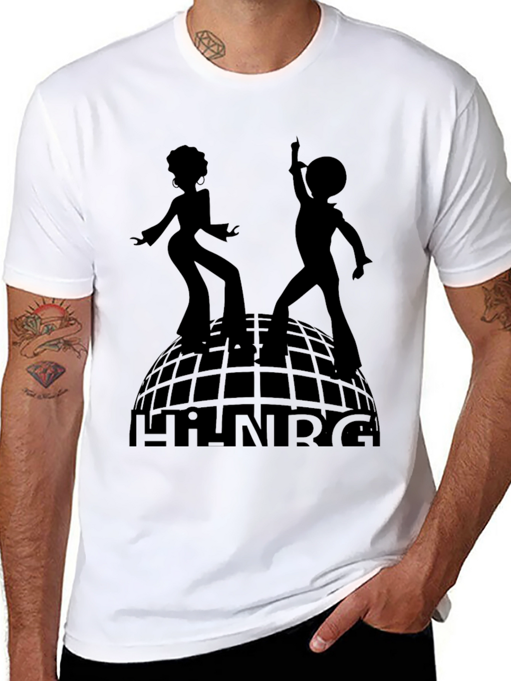 Retro Disco Dance T-Shirt - HI NRG Graphic Tee