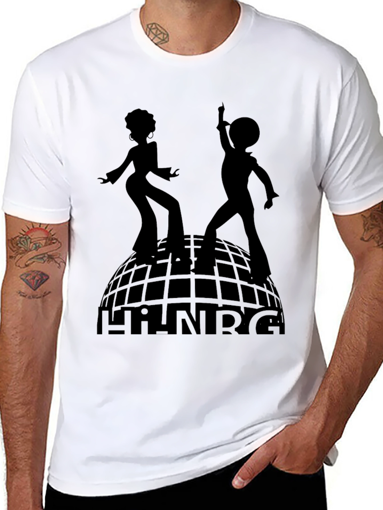 Retro Disco Dance T-Shirt - HI NRG Graphic Tee