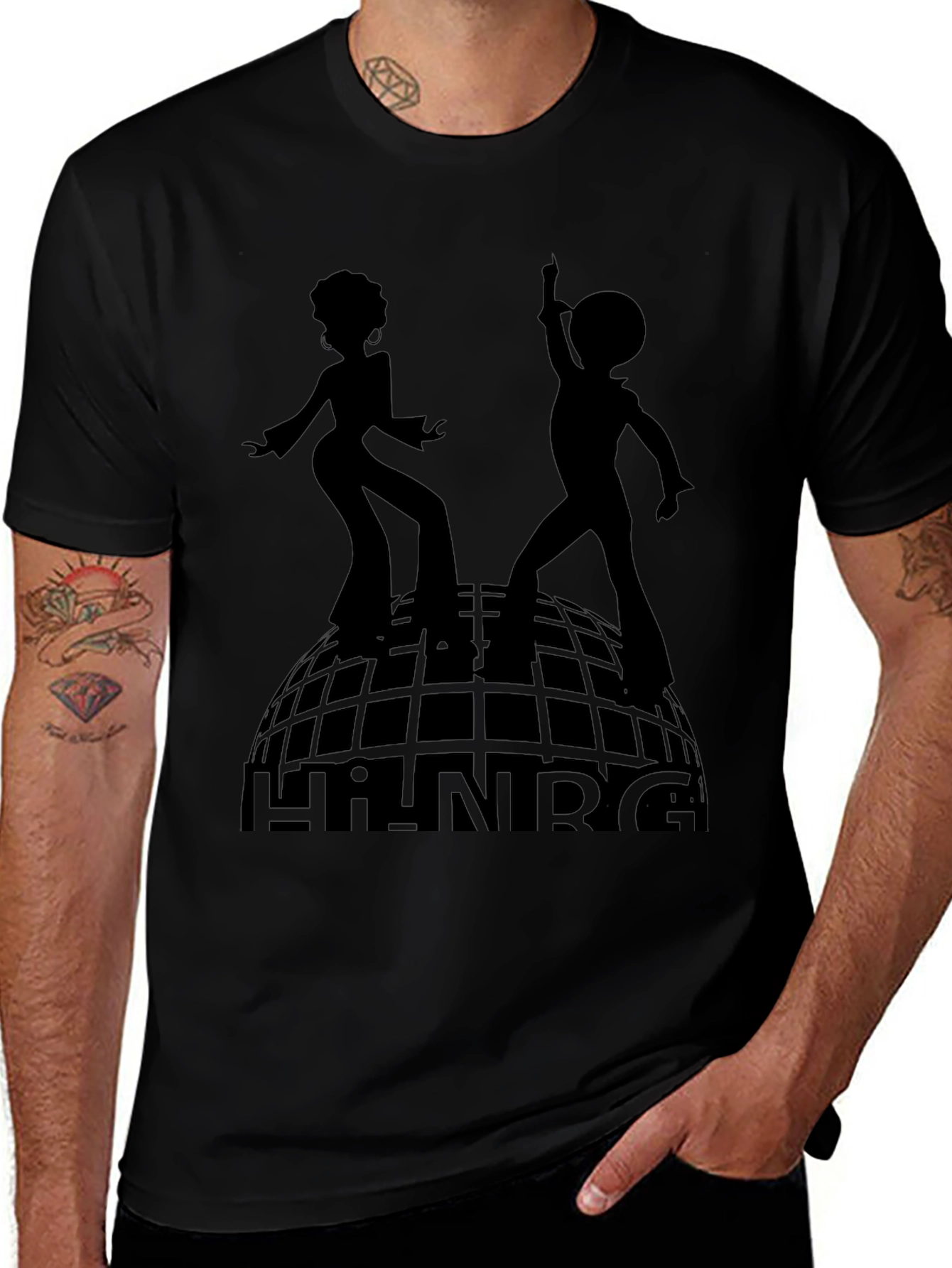 Retro Disco Dance T-Shirt - HI NRG Graphic Tee