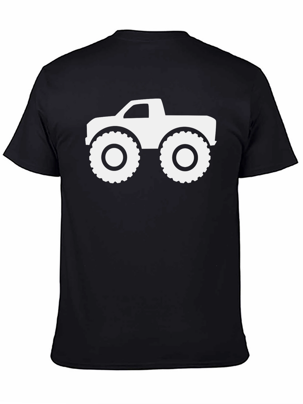 Monster Truck Graphic Tee - Cool Black Cotton Shirt