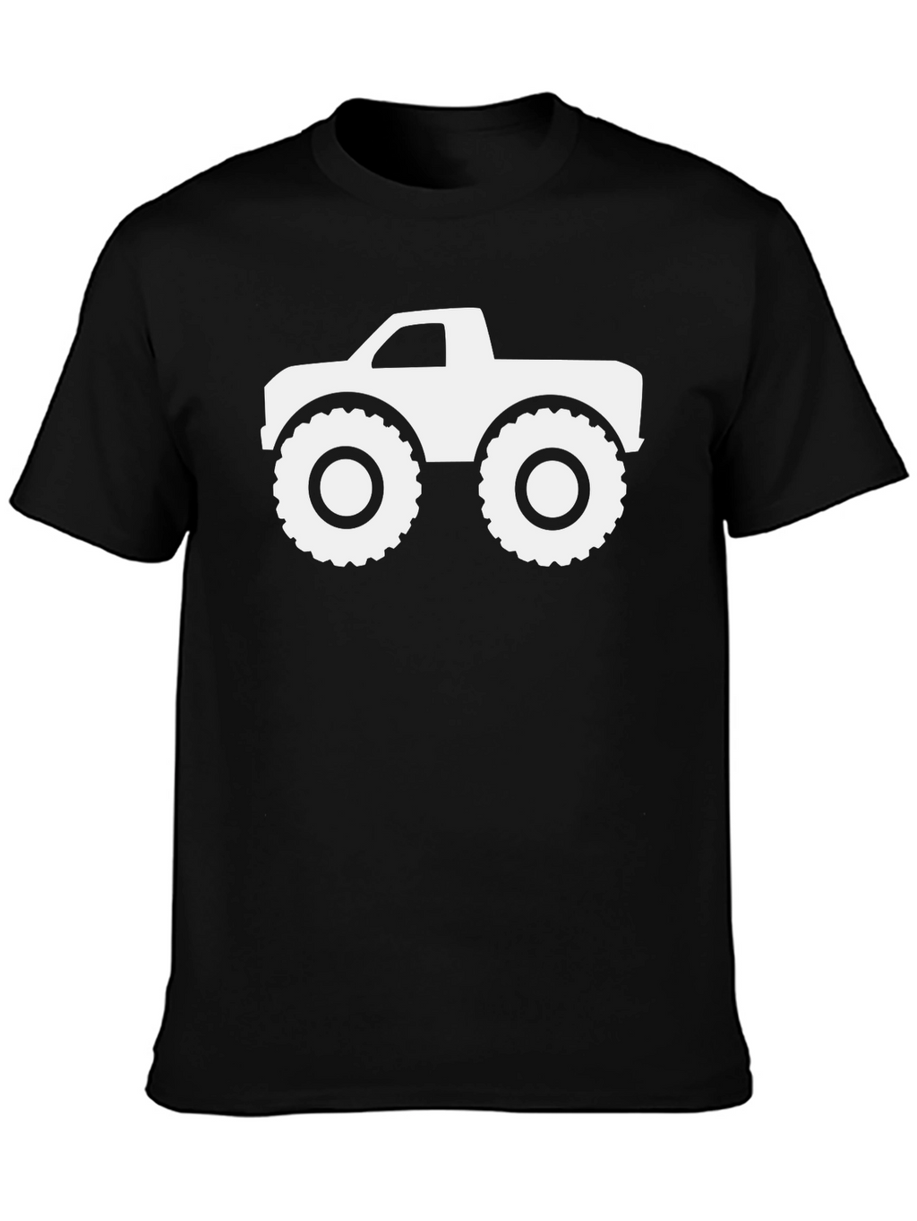 Monster Truck Graphic Tee - Cool Black Cotton Shirt