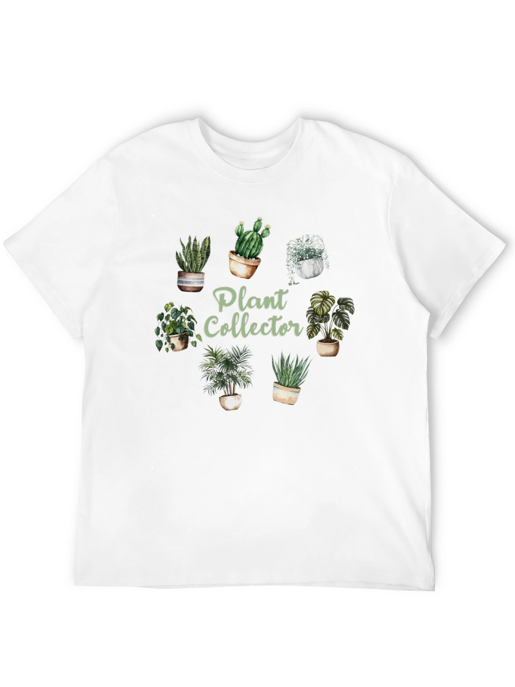 Plant Collector Graphic Tee - Black Cotton Shirt