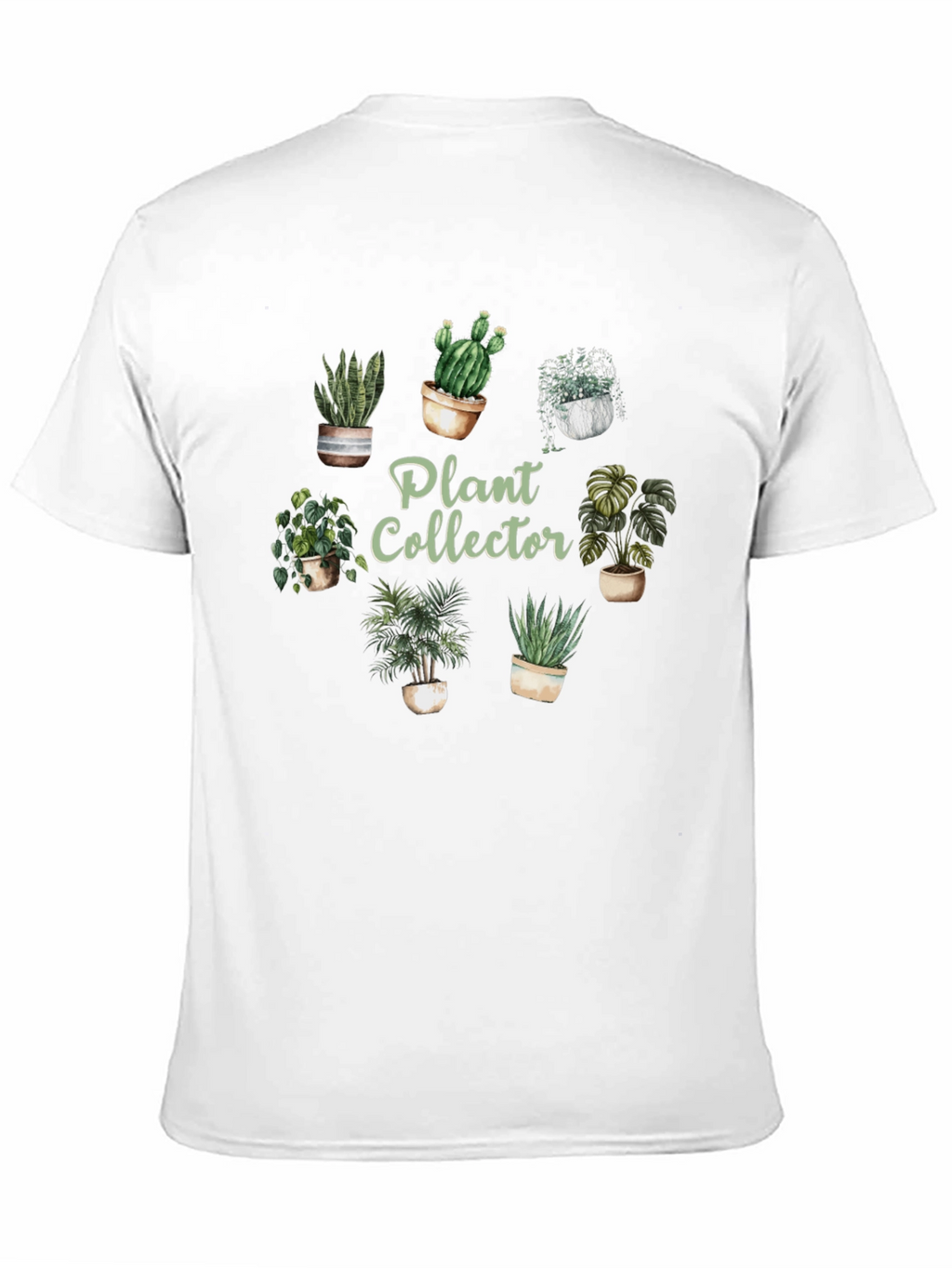 Plant Collector Graphic Tee - Black Cotton Shirt