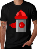 Fire Hydrant Graphic Tee - Bold Statement