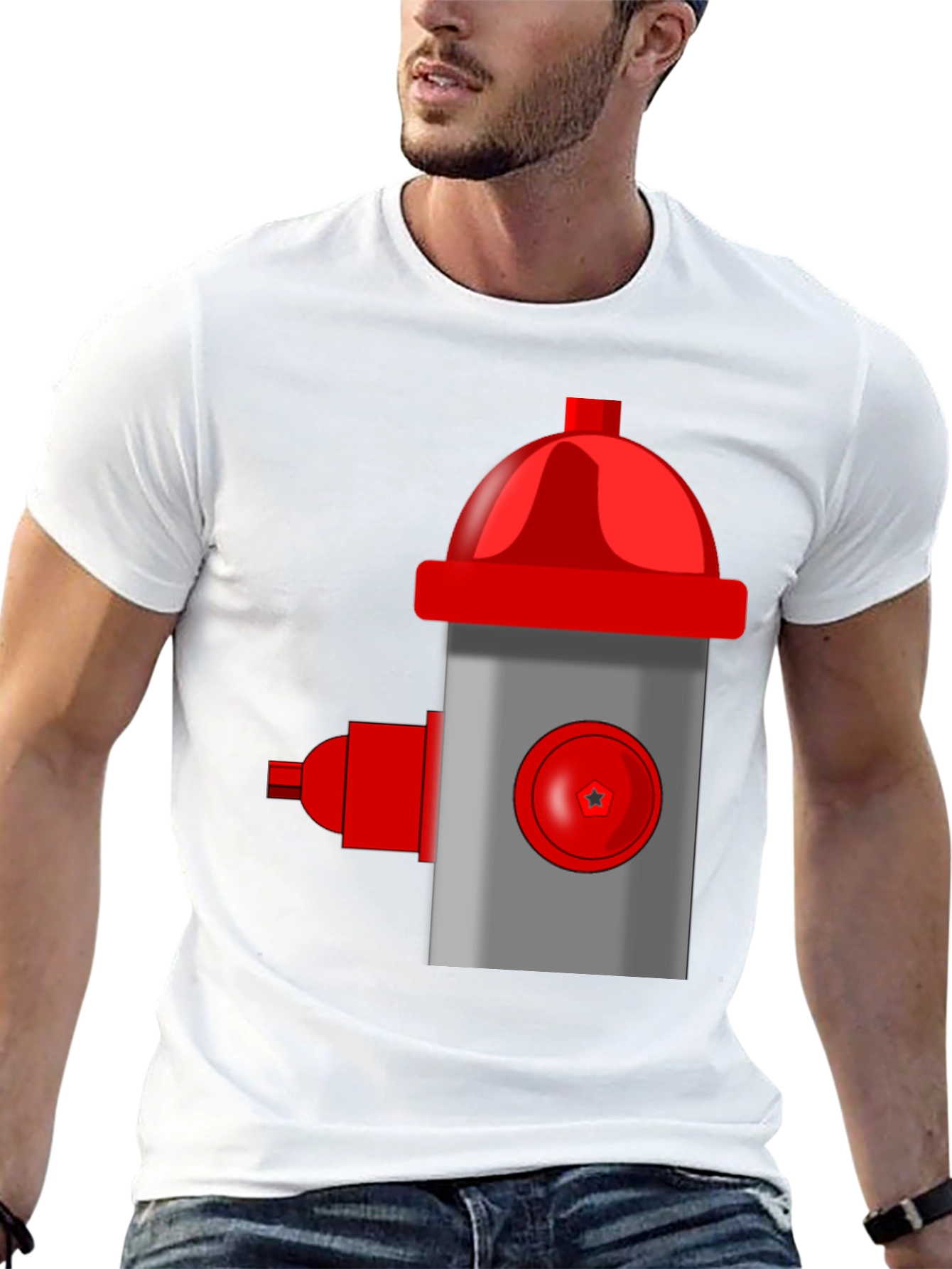 Fire Hydrant Graphic Tee - Bold Statement