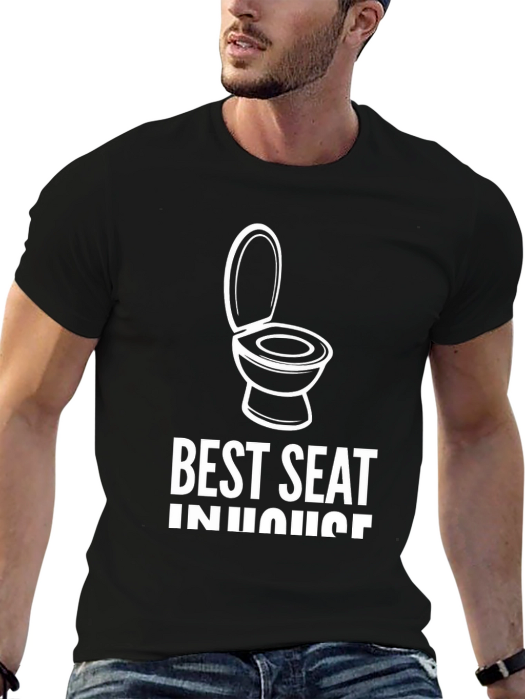 Best Seat In The House Toilet Humor T-Shirt