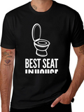 Best Seat In The House Toilet Humor T-Shirt