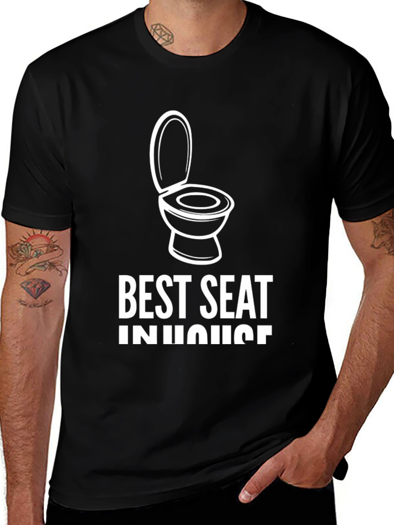 Best Seat In The House Toilet Humor T-Shirt