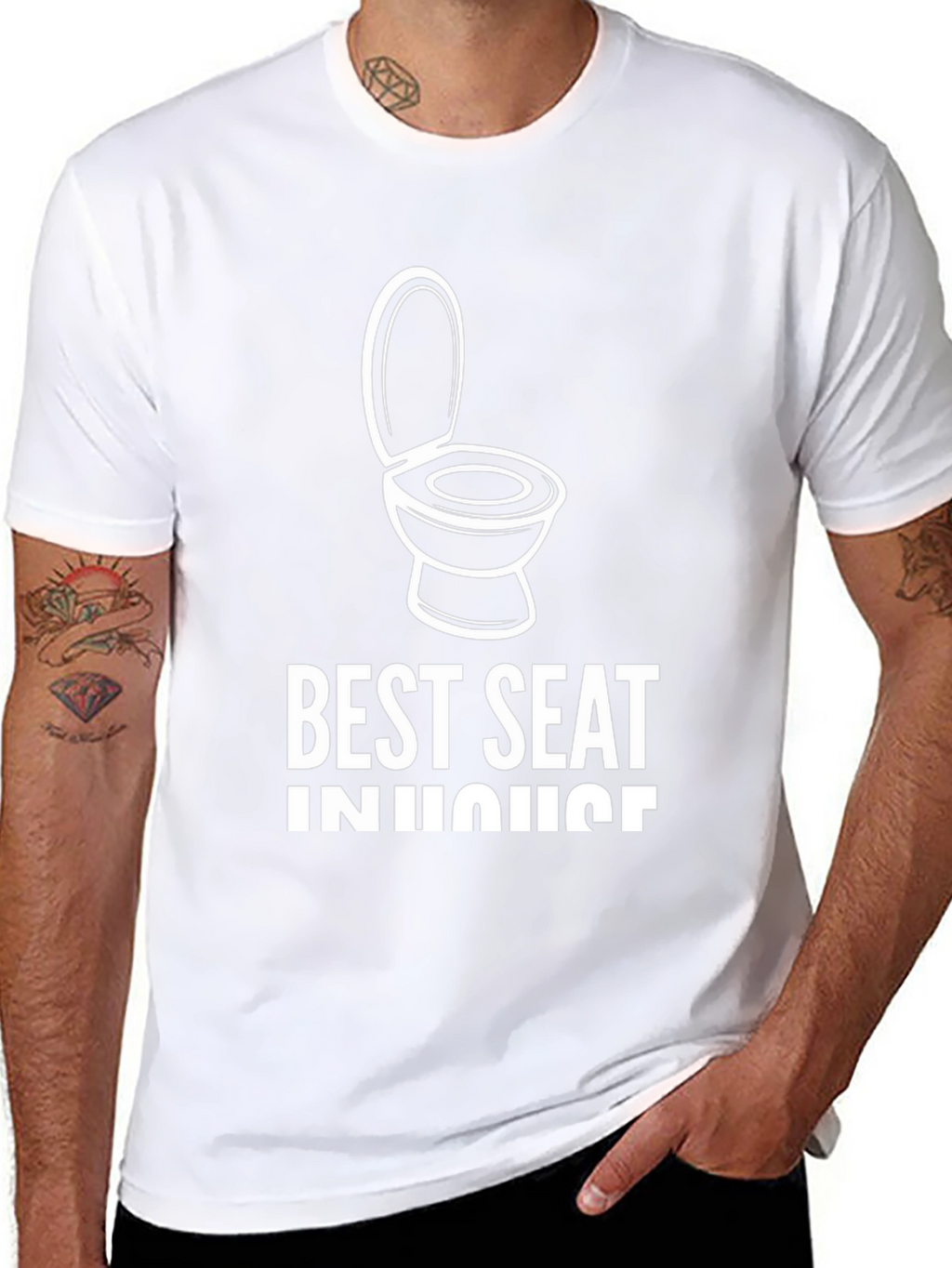 Best Seat In The House Toilet Humor T-Shirt