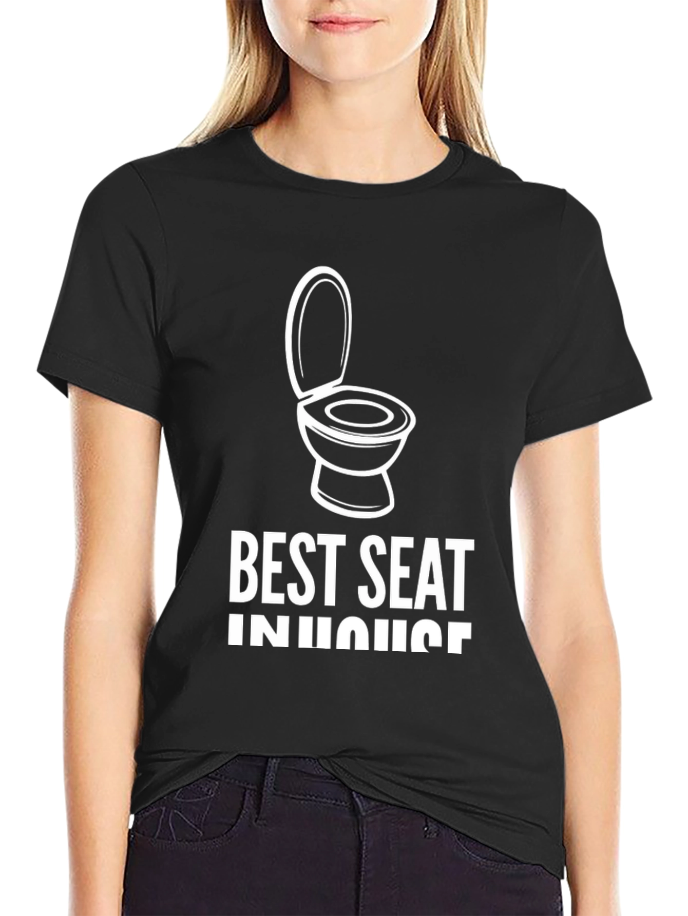 Best Seat In The House Toilet Humor T-Shirt