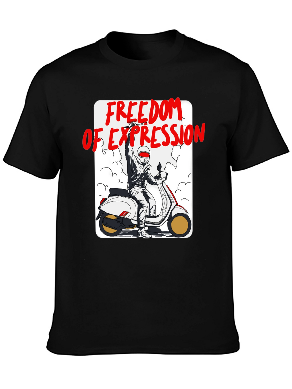 Freedom of Expression Scooter T-Shirt