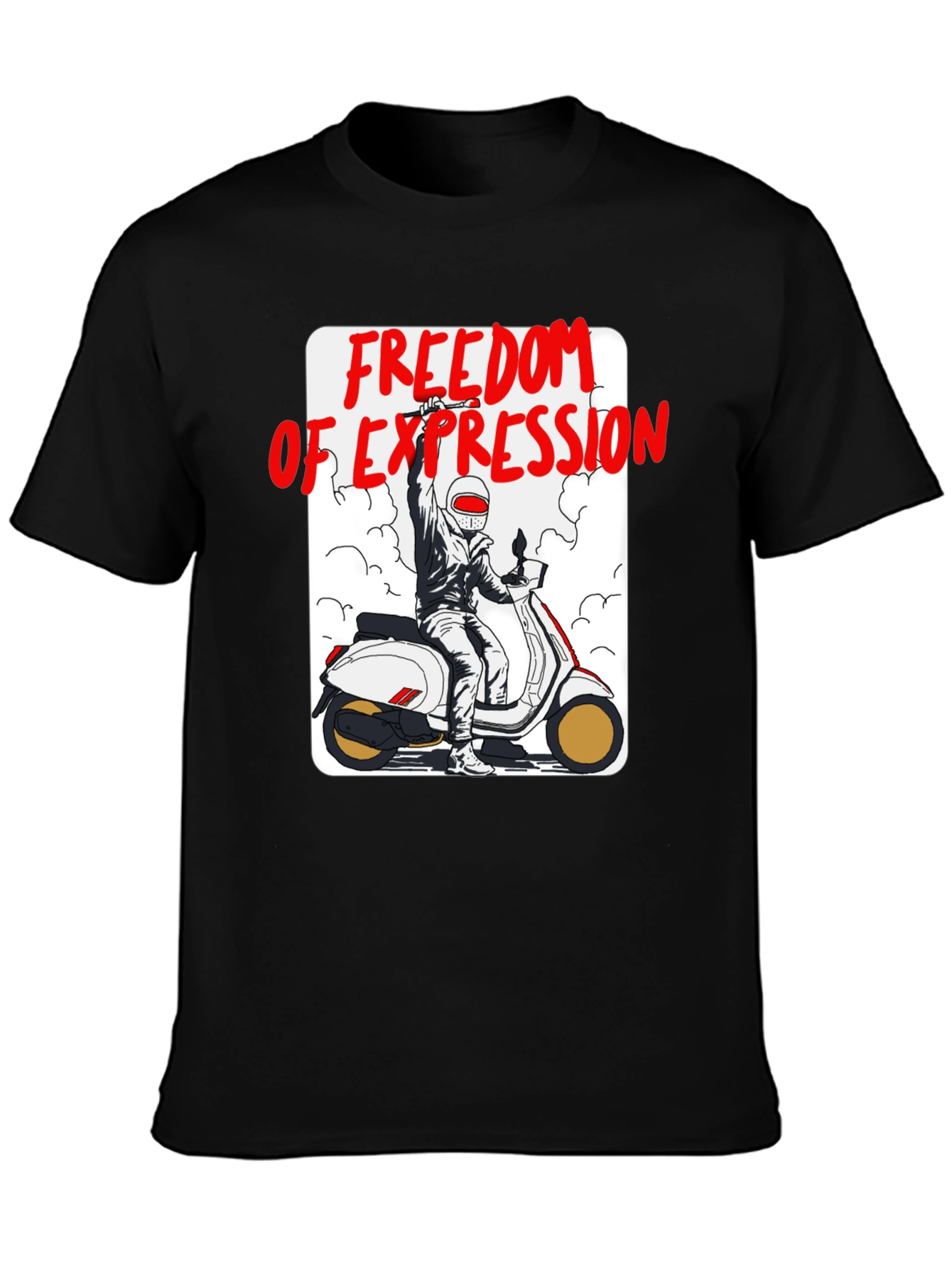 Freedom of Expression Scooter T-Shirt