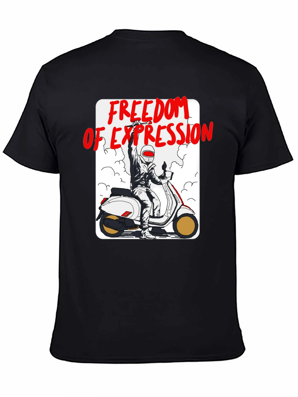 Freedom of Expression Scooter T-Shirt