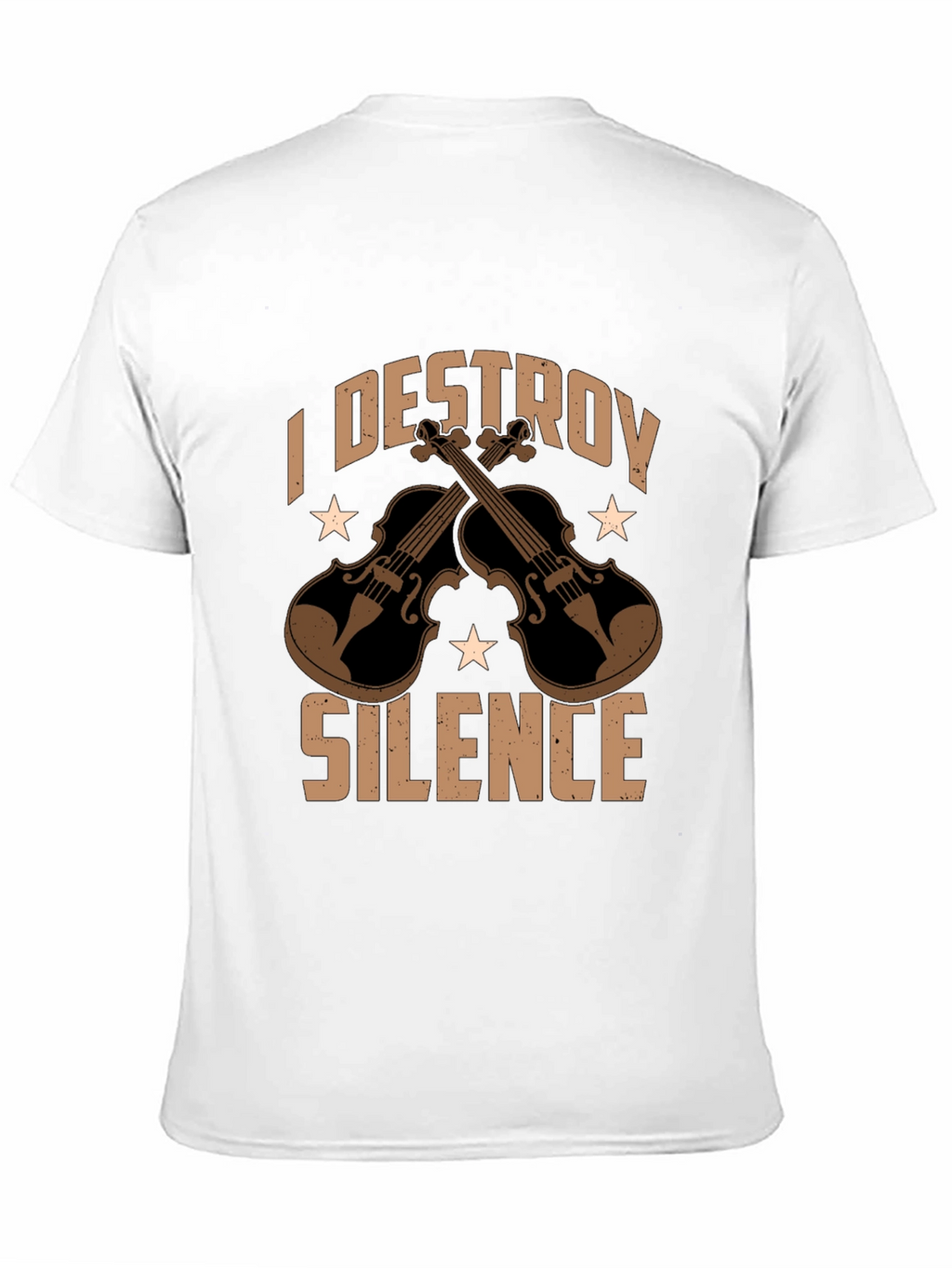 I Destroy Silence Graphic T-Shirt - Musicians Tee