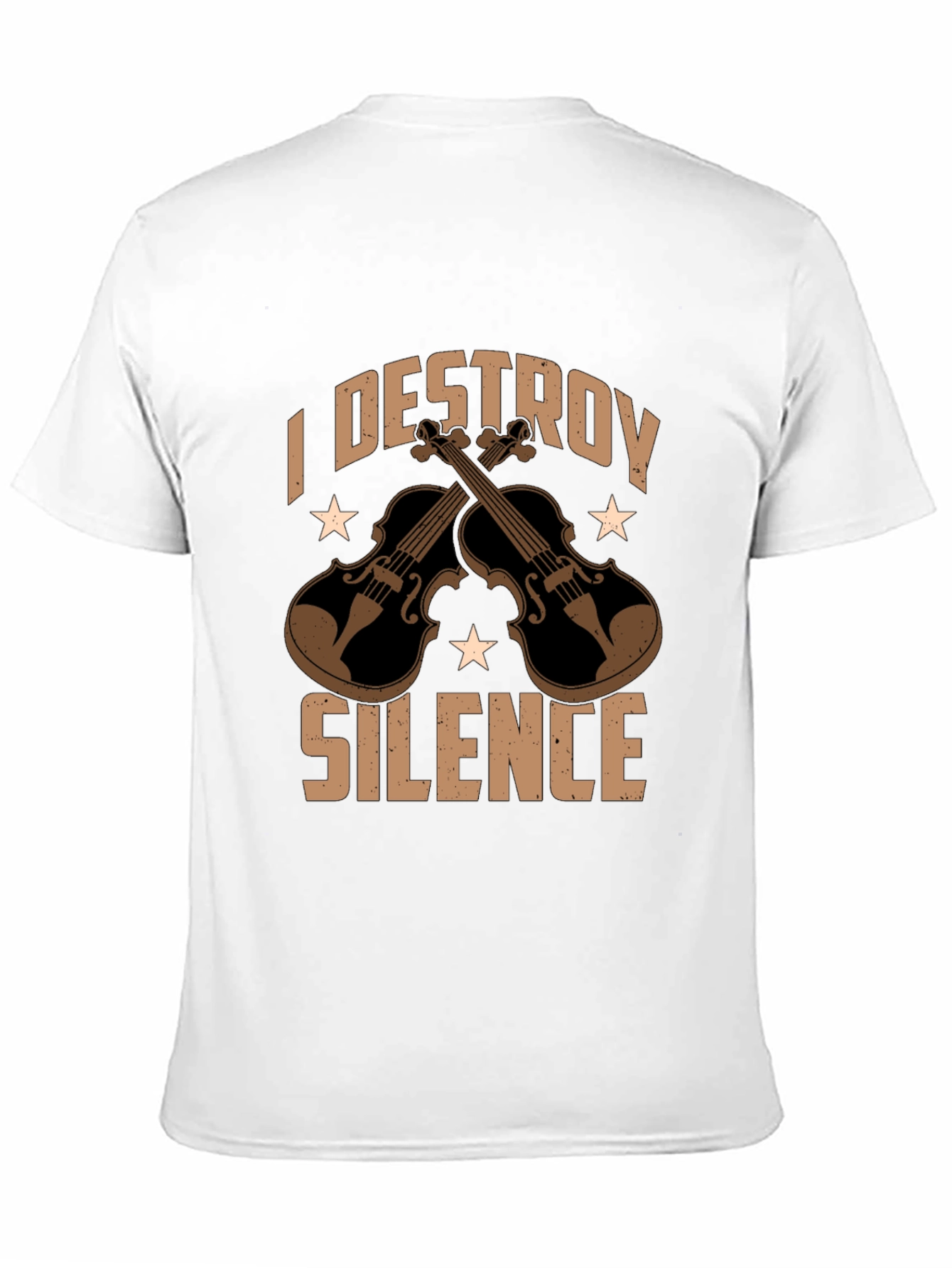 I Destroy Silence Graphic T-Shirt - Musicians Tee