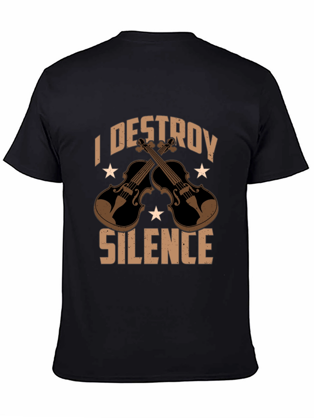 I Destroy Silence Graphic T-Shirt - Musicians Tee