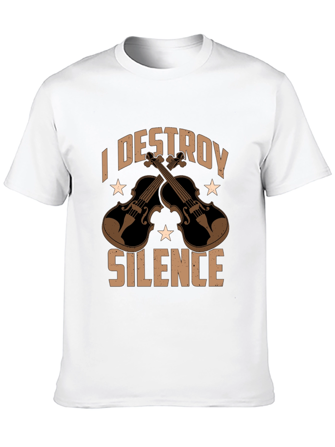 I Destroy Silence Graphic T-Shirt - Musicians Tee