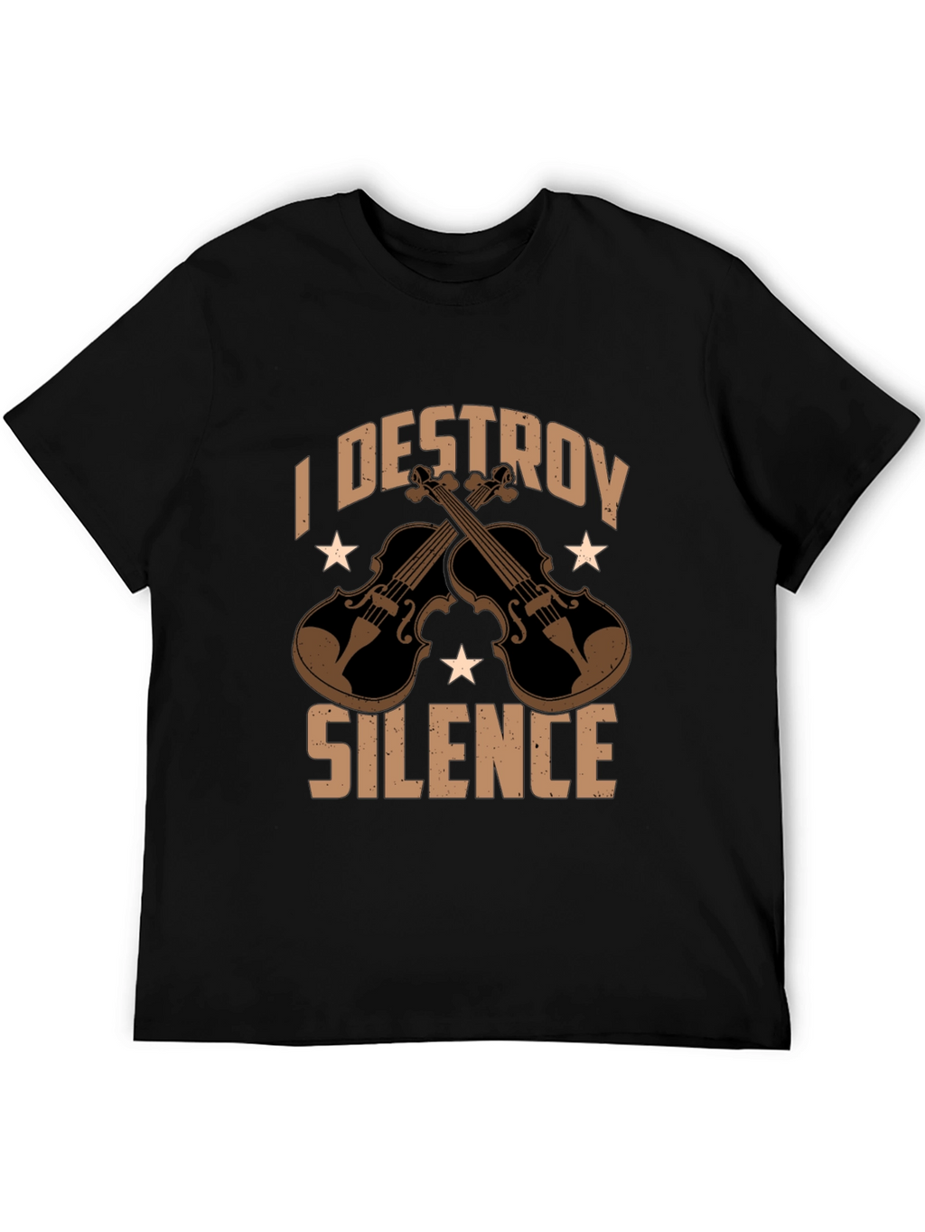 I Destroy Silence Graphic T-Shirt - Musicians Tee