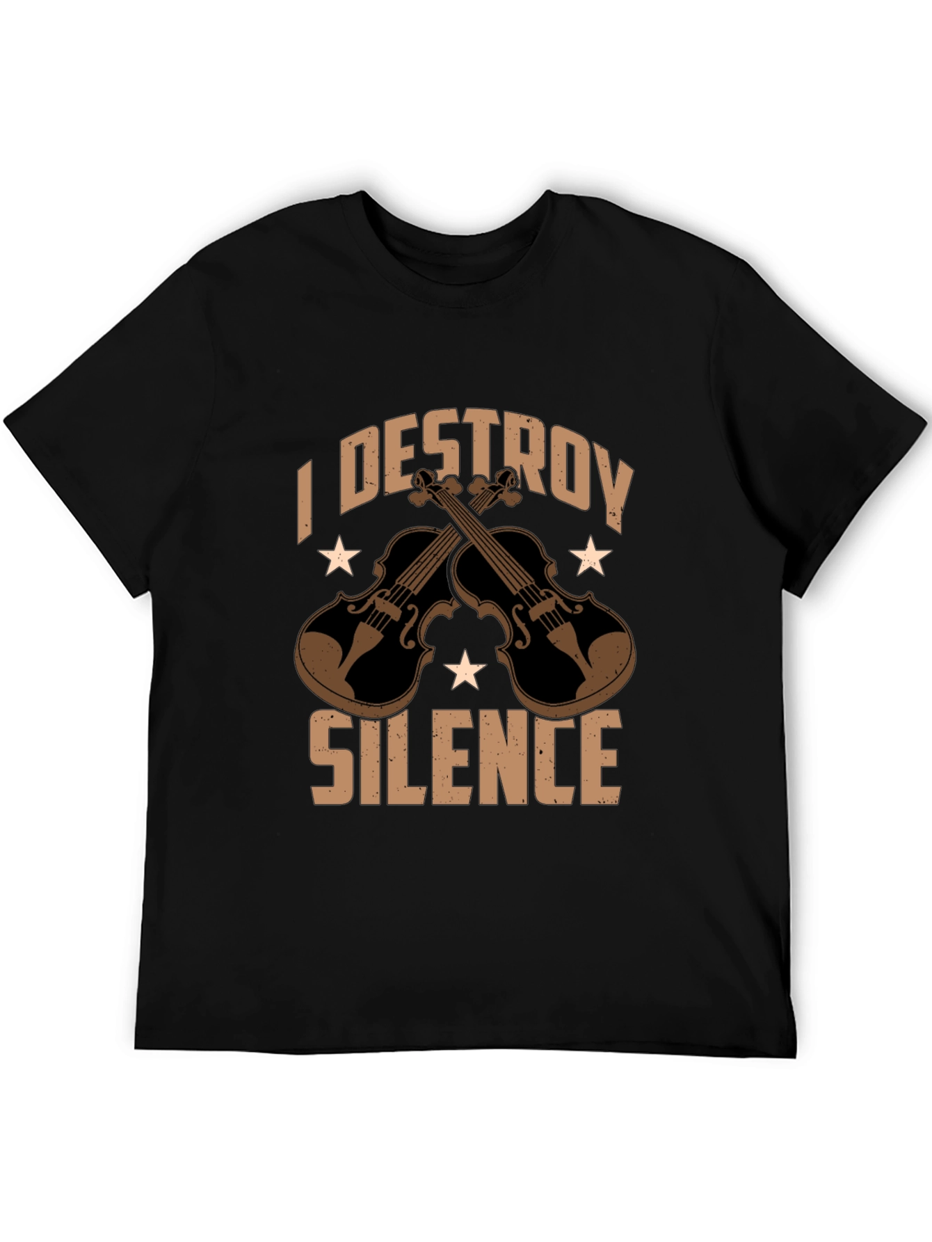 I Destroy Silence Graphic T-Shirt - Musicians Tee