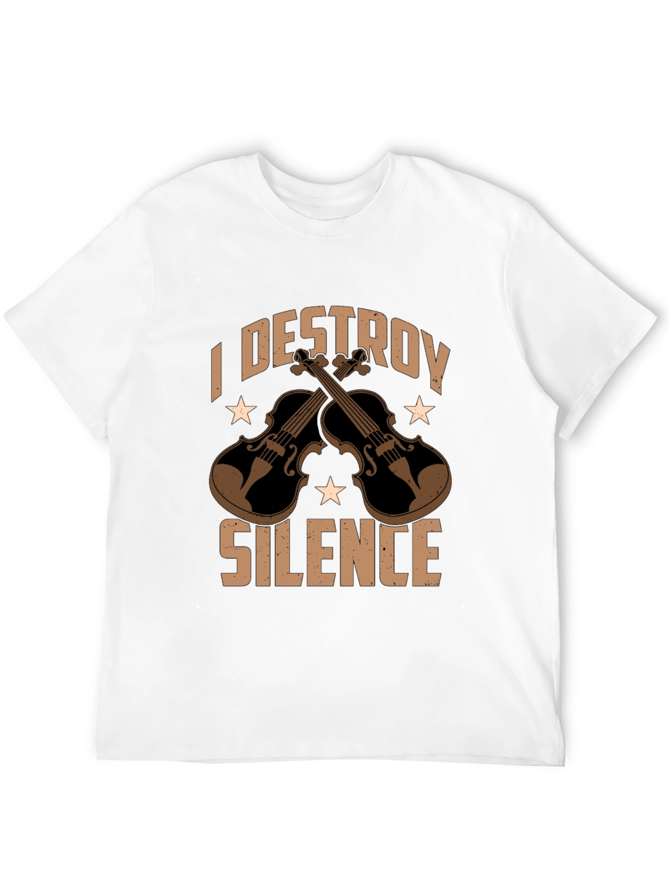 I Destroy Silence Graphic T-Shirt - Musicians Tee