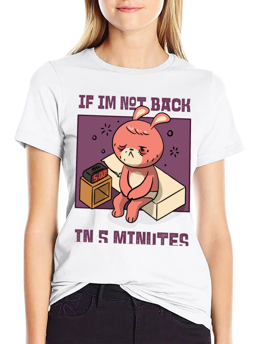 Sleepy Bunny 5 Minutes T-Shirt