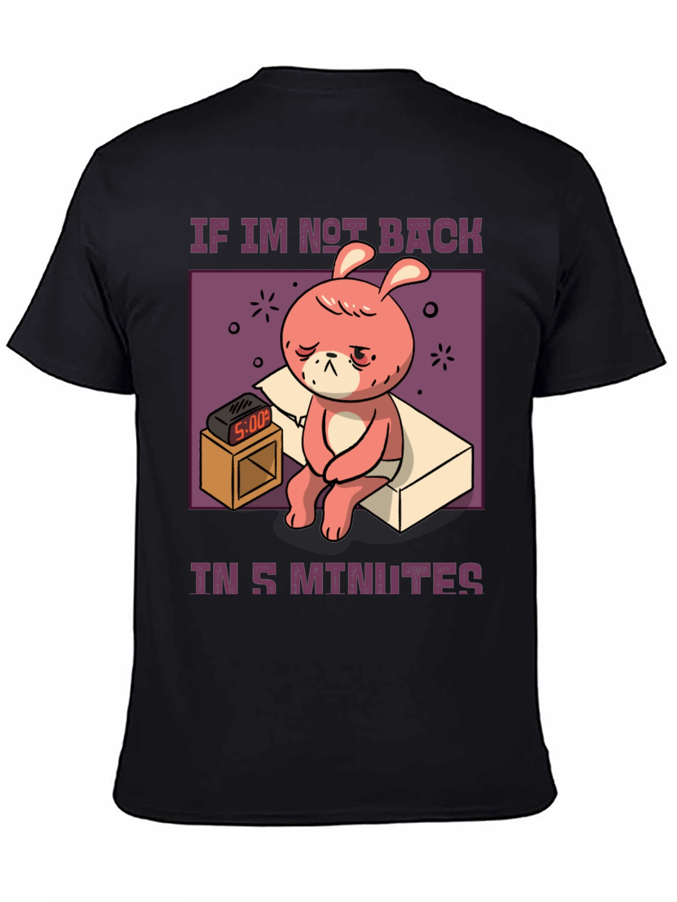 Sleepy Bunny 5 Minutes T-Shirt