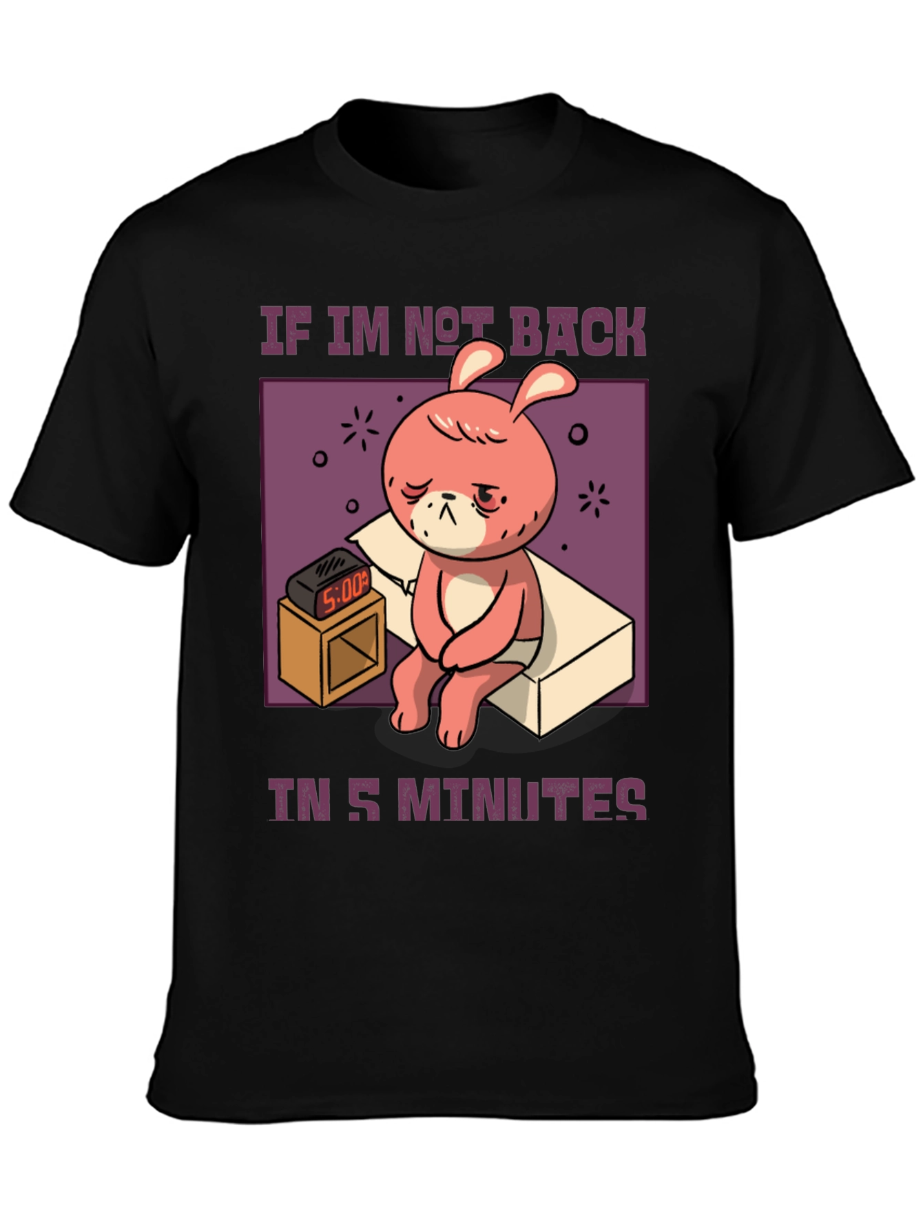 Sleepy Bunny 5 Minutes T-Shirt