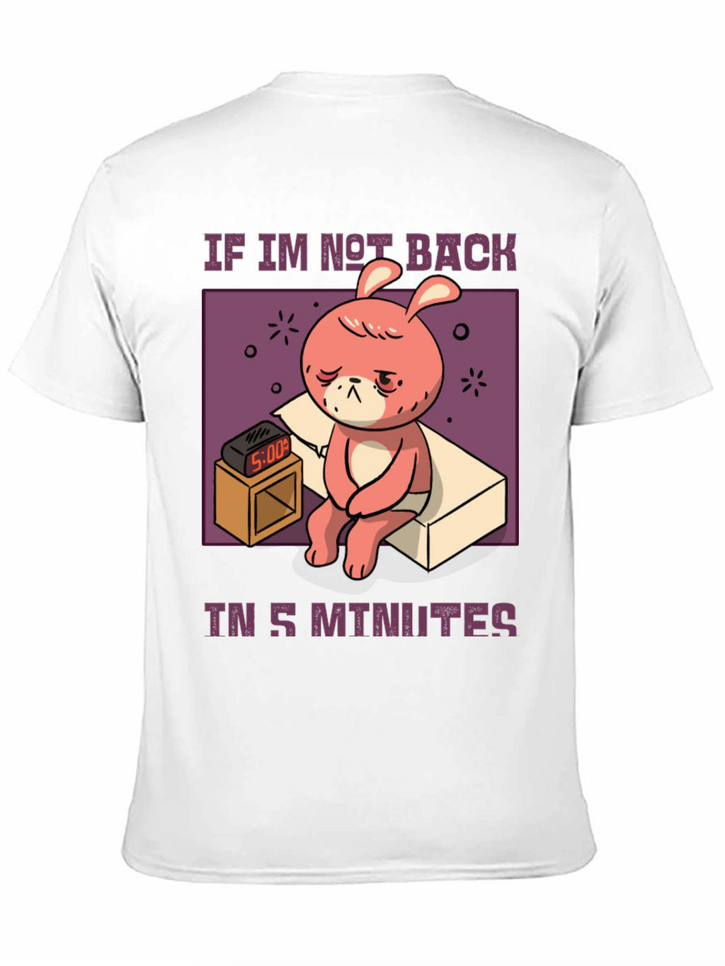 Sleepy Bunny 5 Minutes T-Shirt