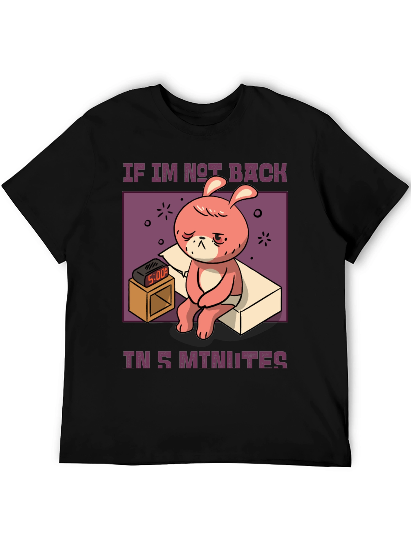 Sleepy Bunny 5 Minutes T-Shirt