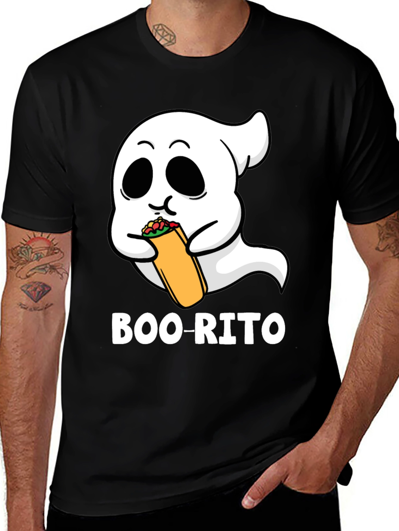 Boo-rito Graphic T-Shirt - Halloween Fun