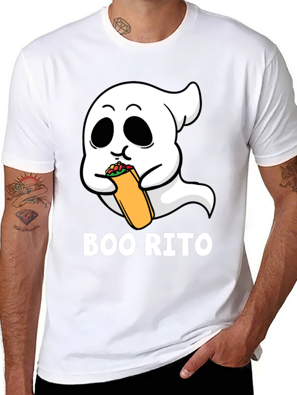 Boo-rito Graphic T-Shirt - Halloween Fun