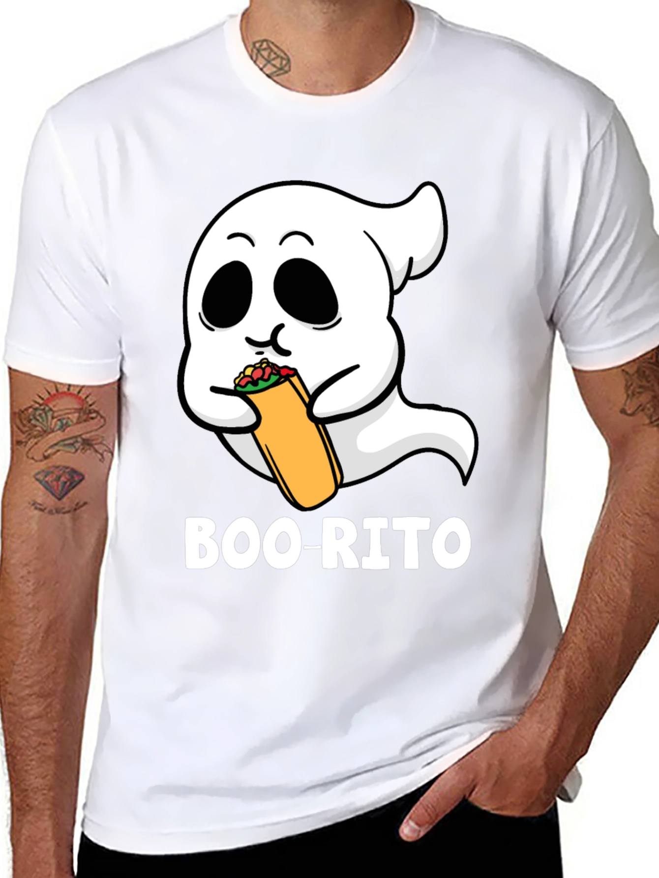 Boo-rito Graphic T-Shirt - Halloween Fun