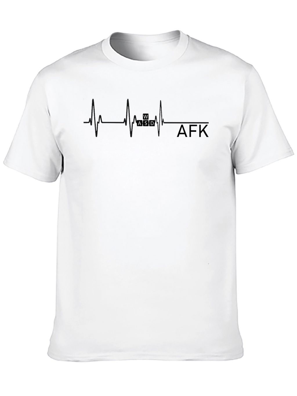 Gaming AFK T-Shirt - Black Crew Neck Tee