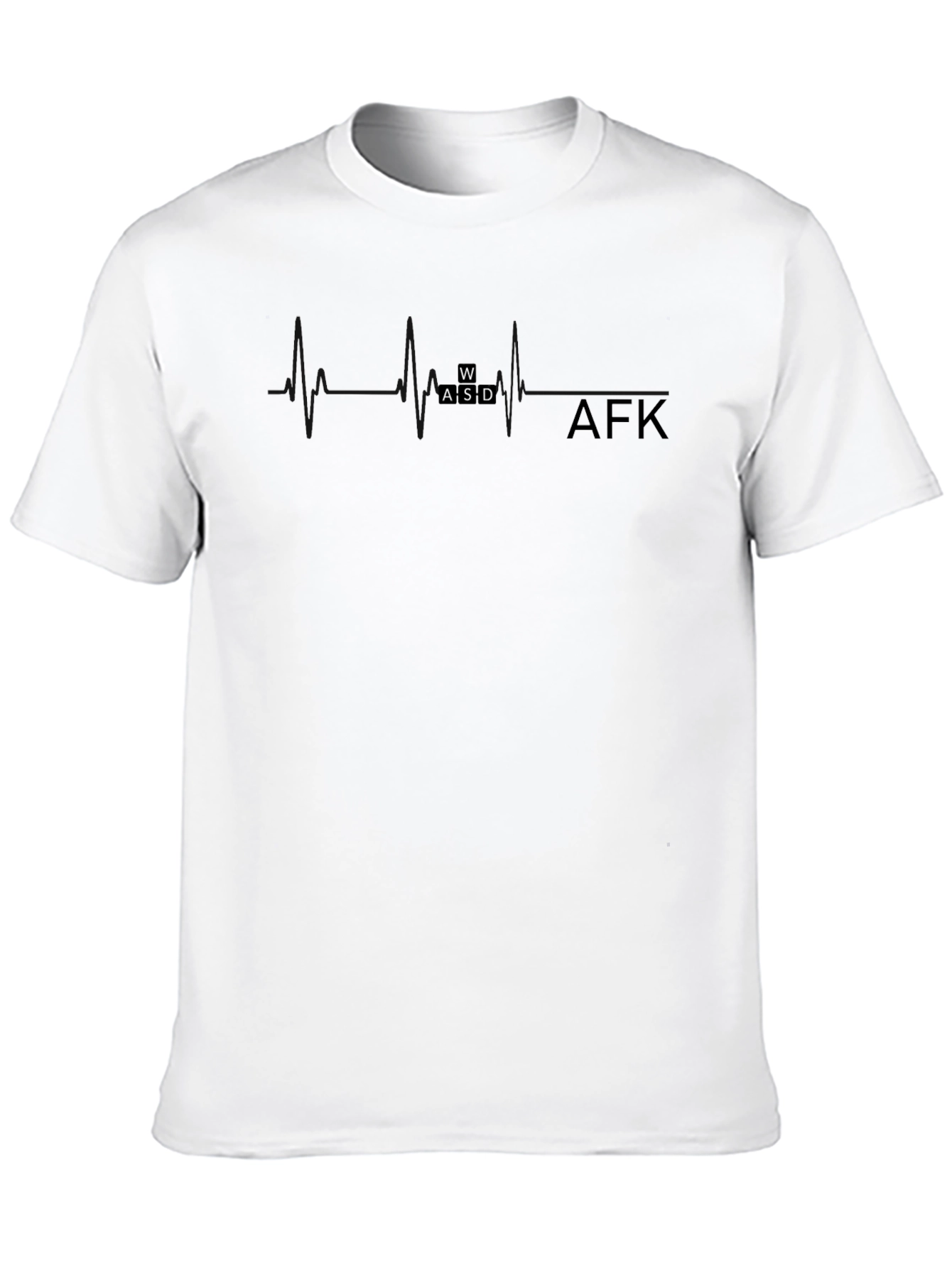 Gaming AFK T-Shirt - Black Crew Neck Tee