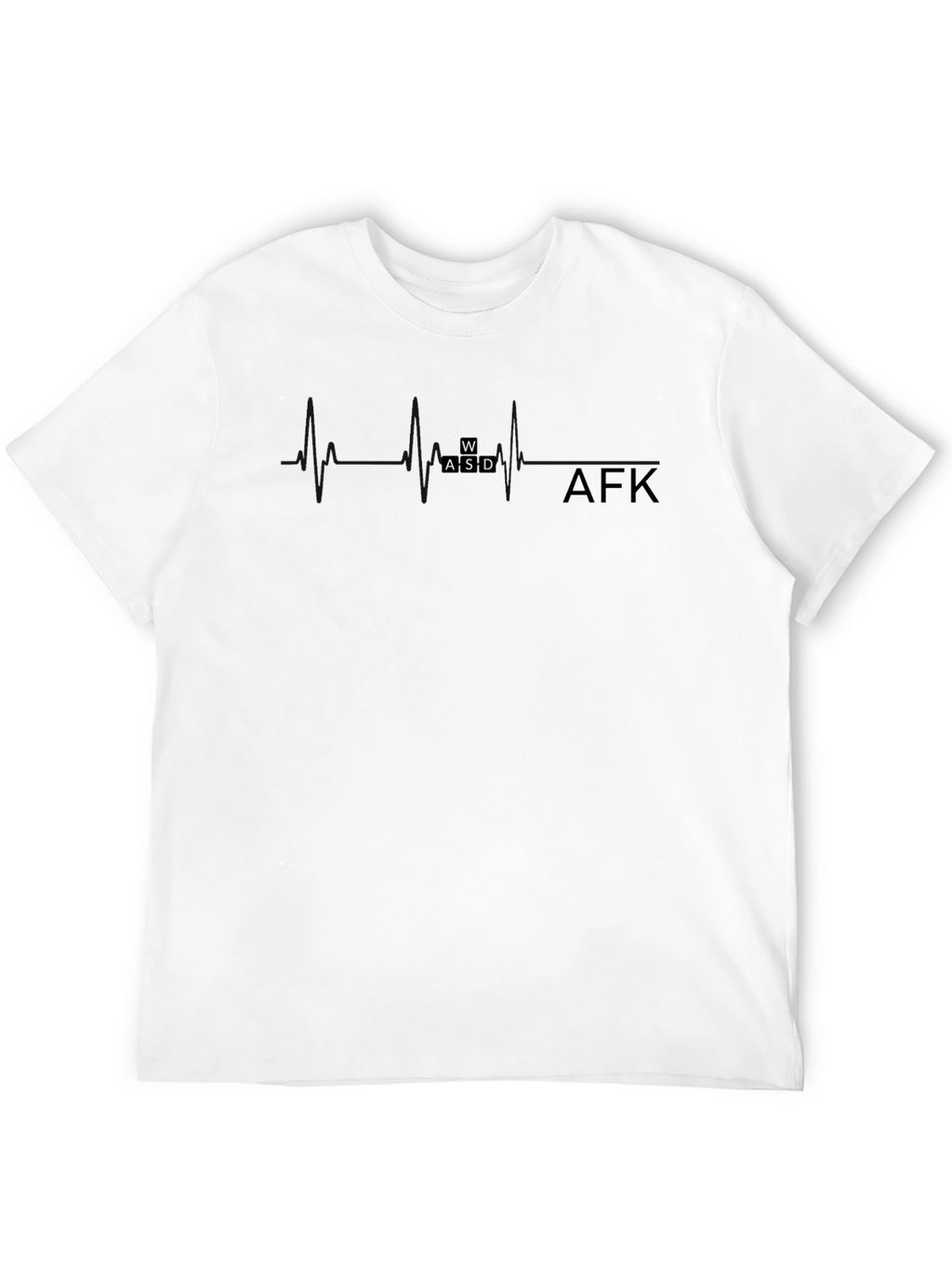Gaming AFK T-Shirt - Black Crew Neck Tee