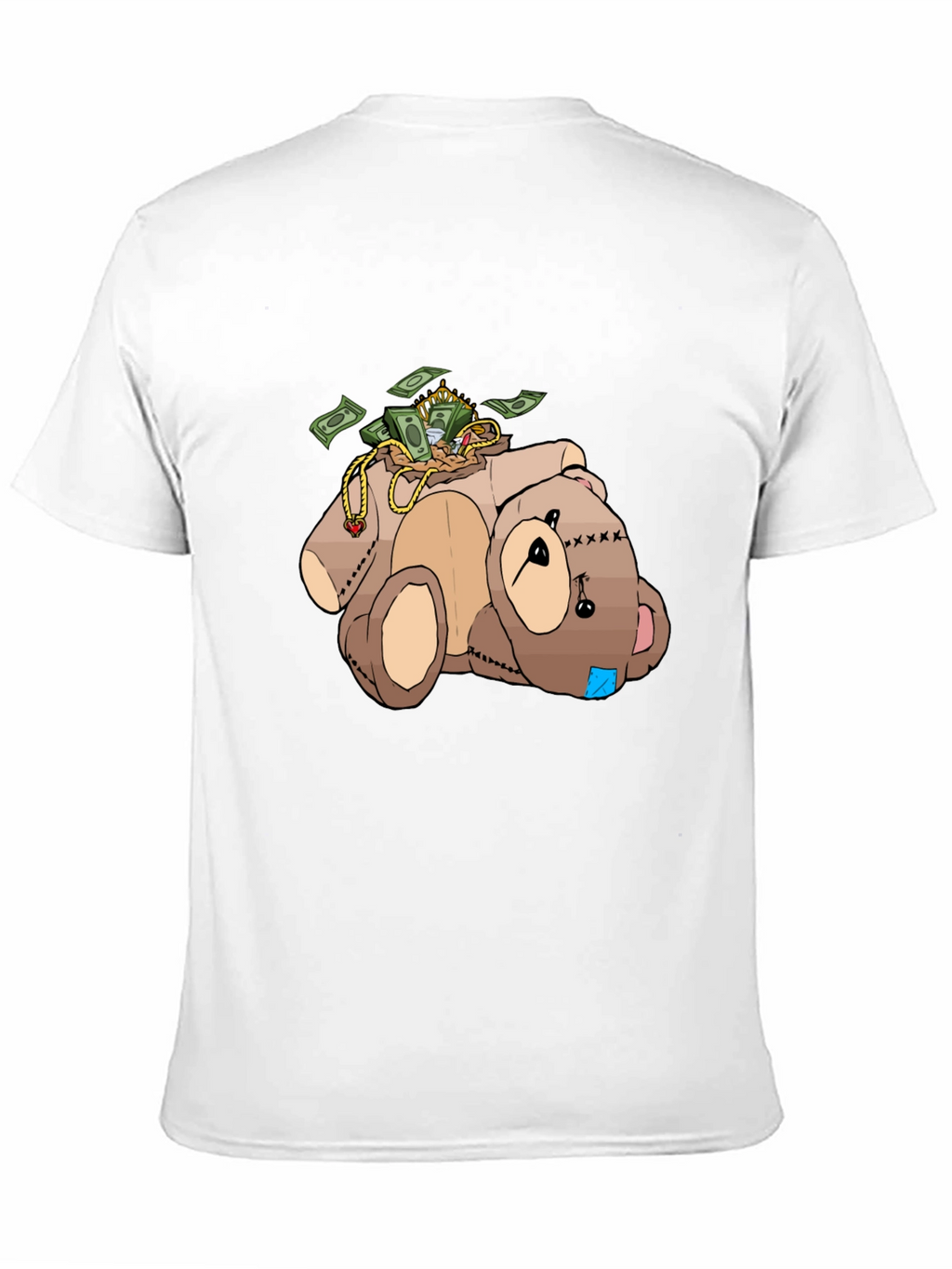 Money Bear T-Shirt - Cartoon Graphic Tee