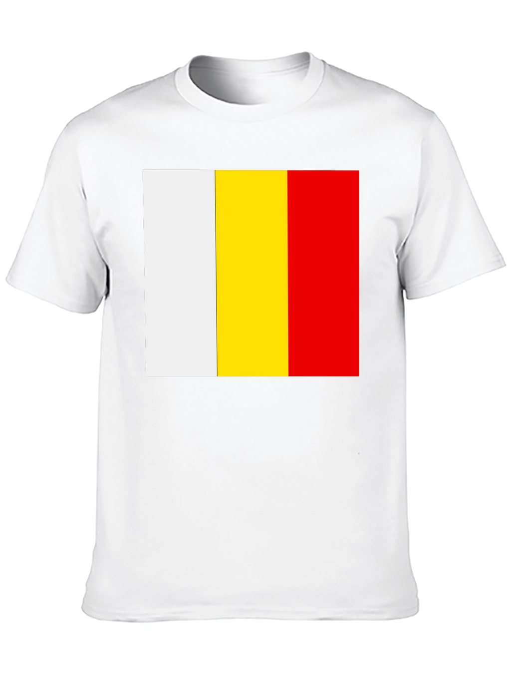 Belgian Flag T-Shirt - Black Cotton Tee