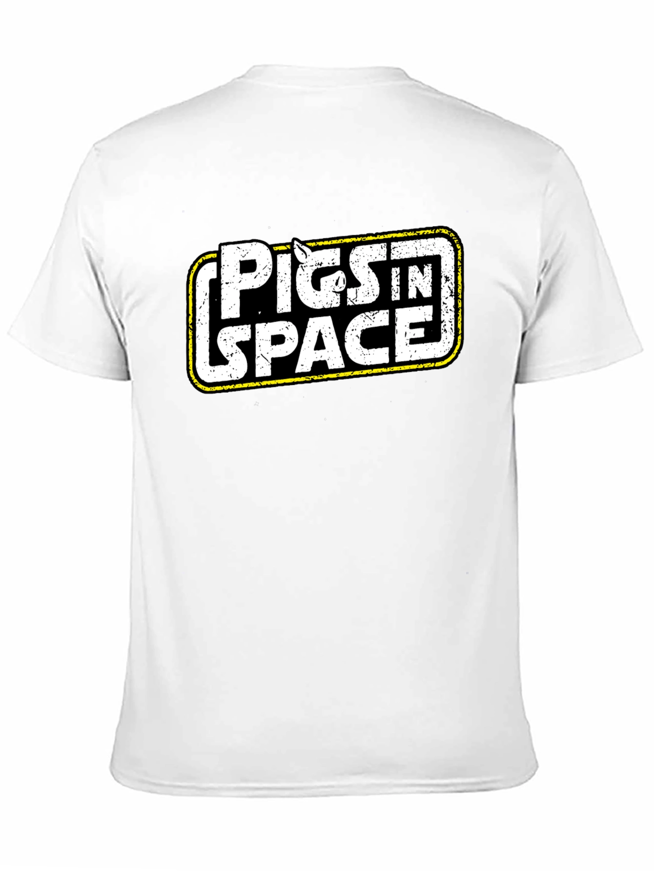 Pigs in Space Graphic Black T-Shirt