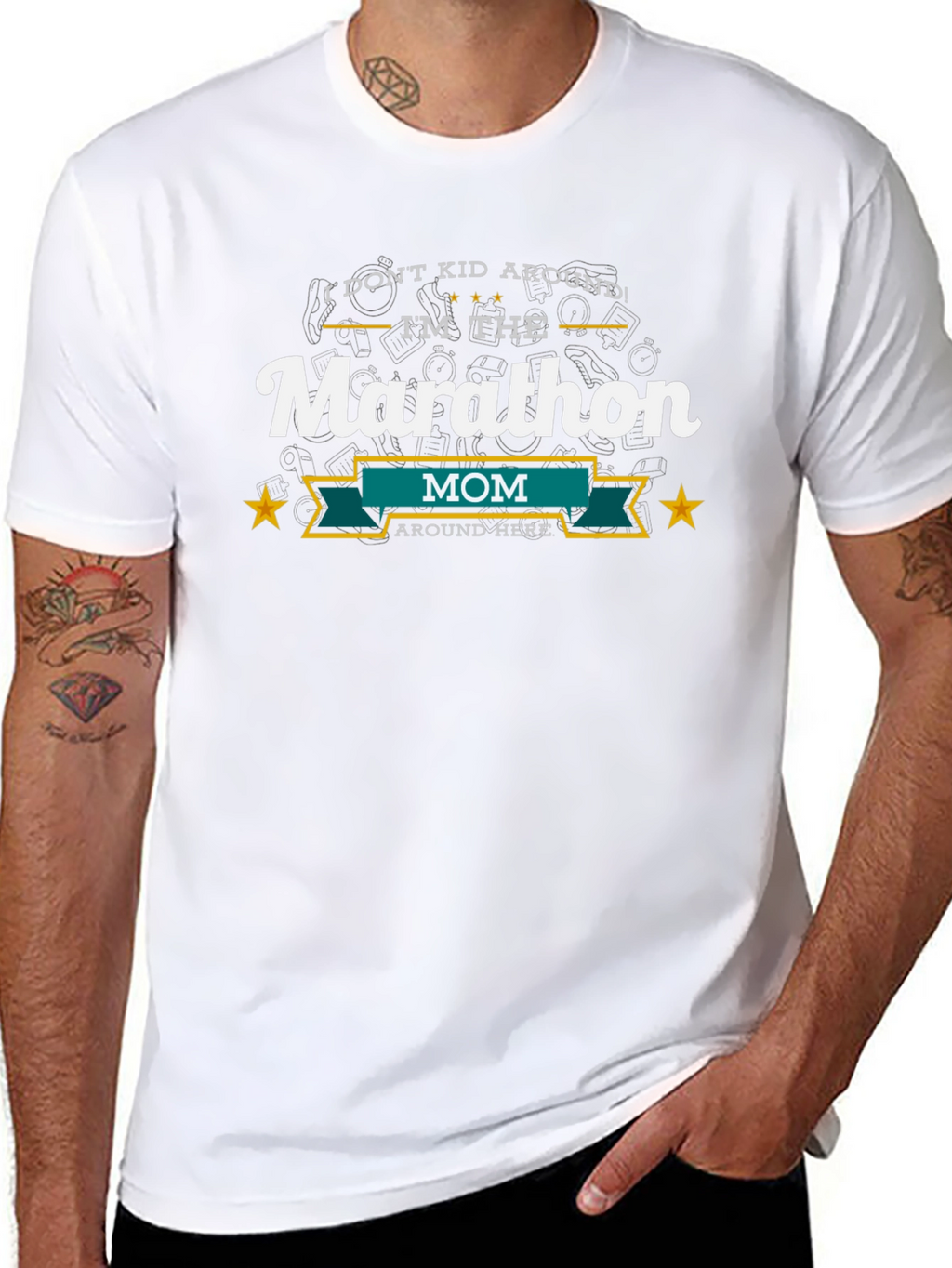 Marathon Mom Graphic T-Shirt