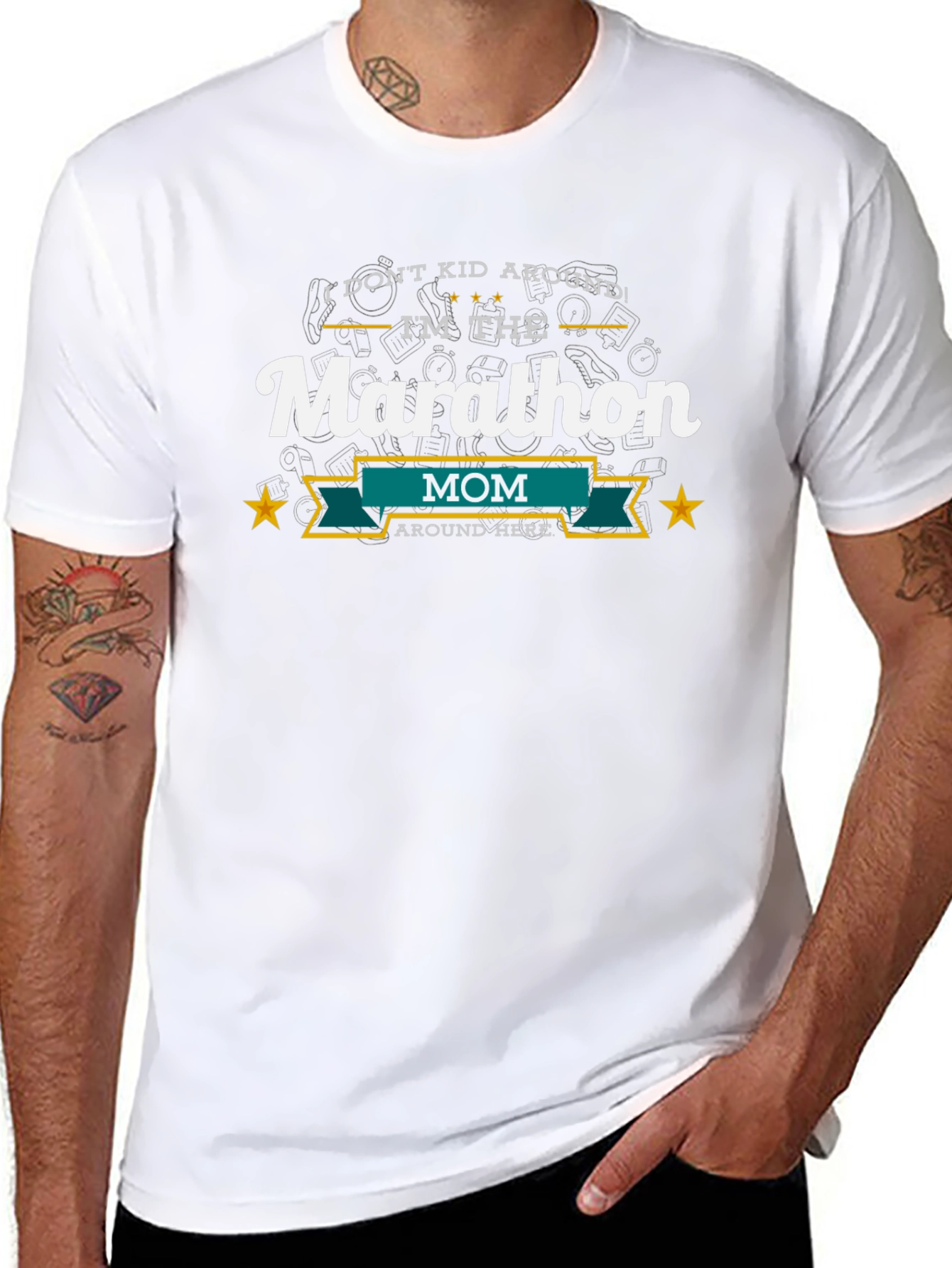 Marathon Mom Graphic T-Shirt