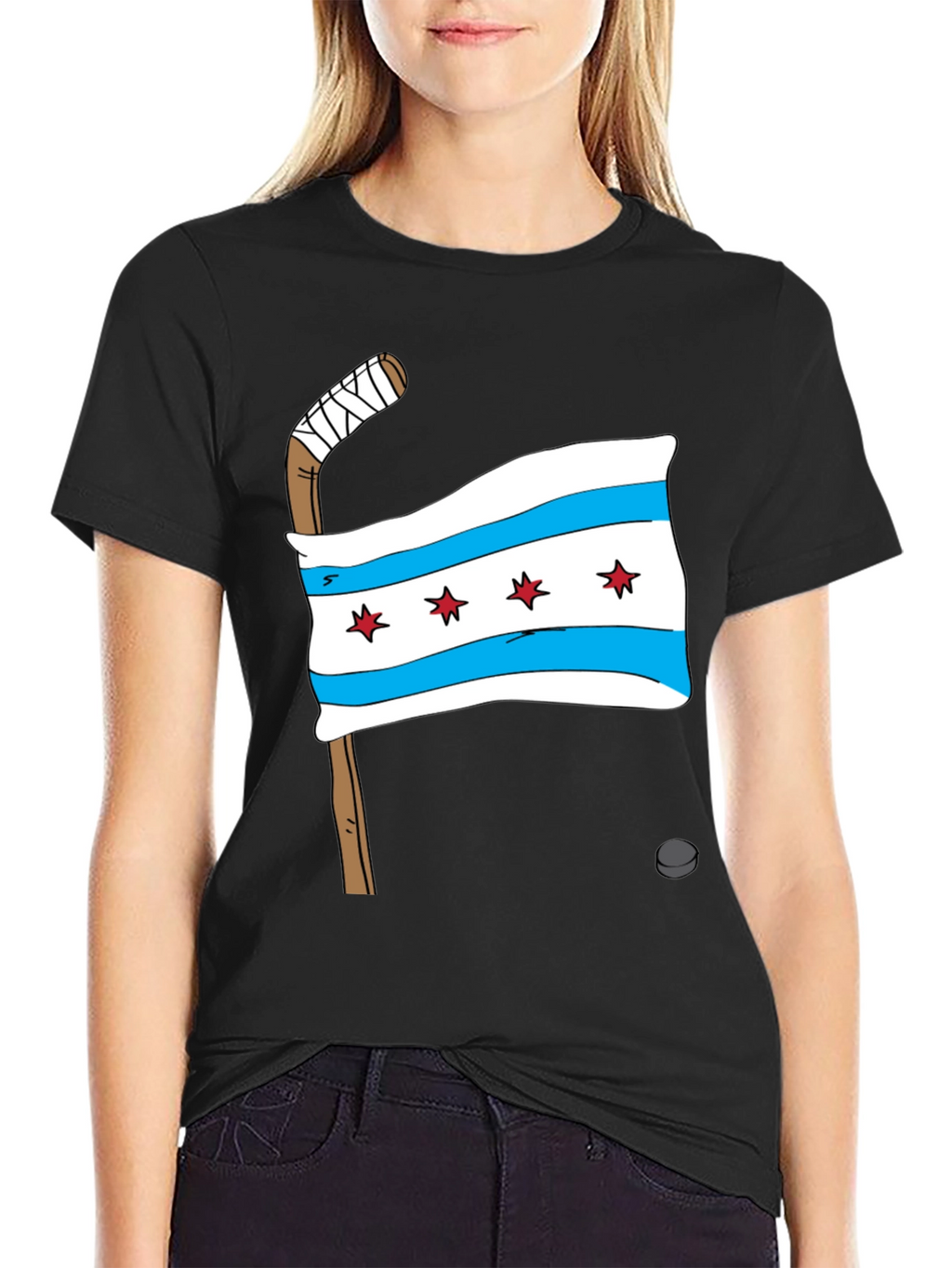Chicago Flag Hockey T-Shirt