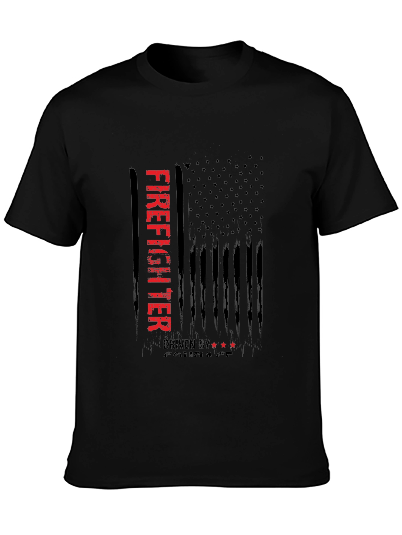 Firefighter Driven By Courage T-Shirt
