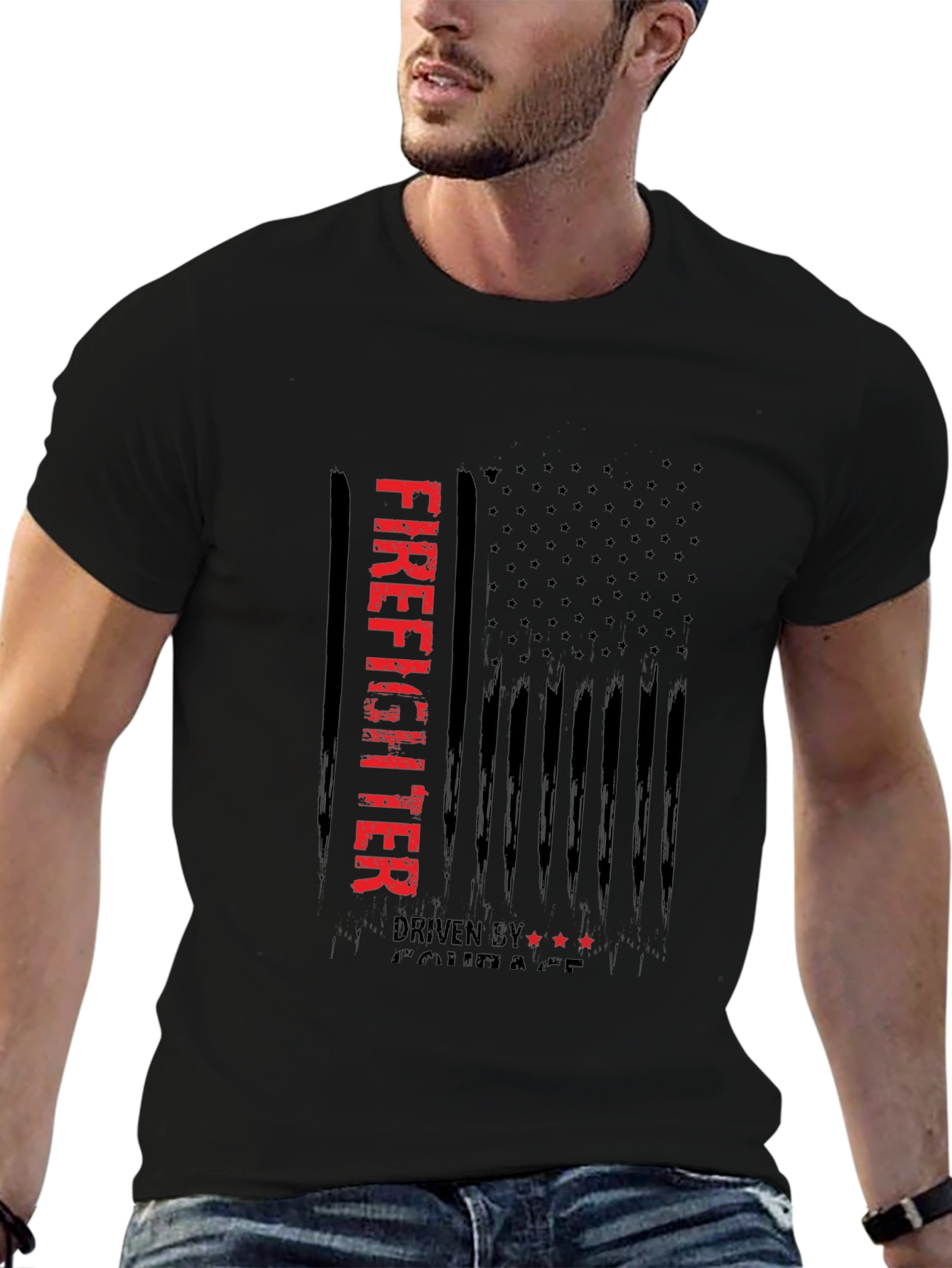 Firefighter Driven By Courage T-Shirt