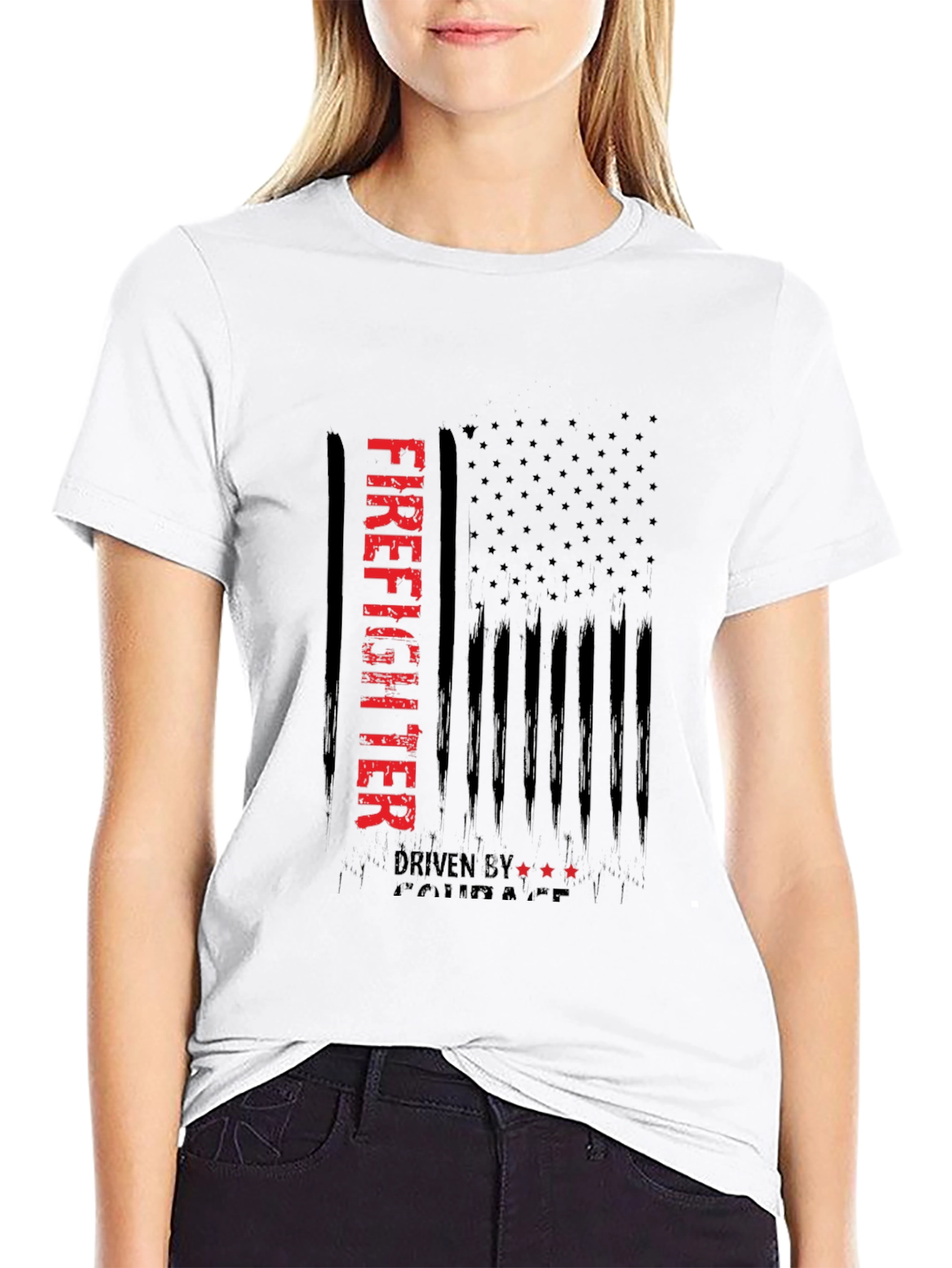 Firefighter Driven By Courage T-Shirt