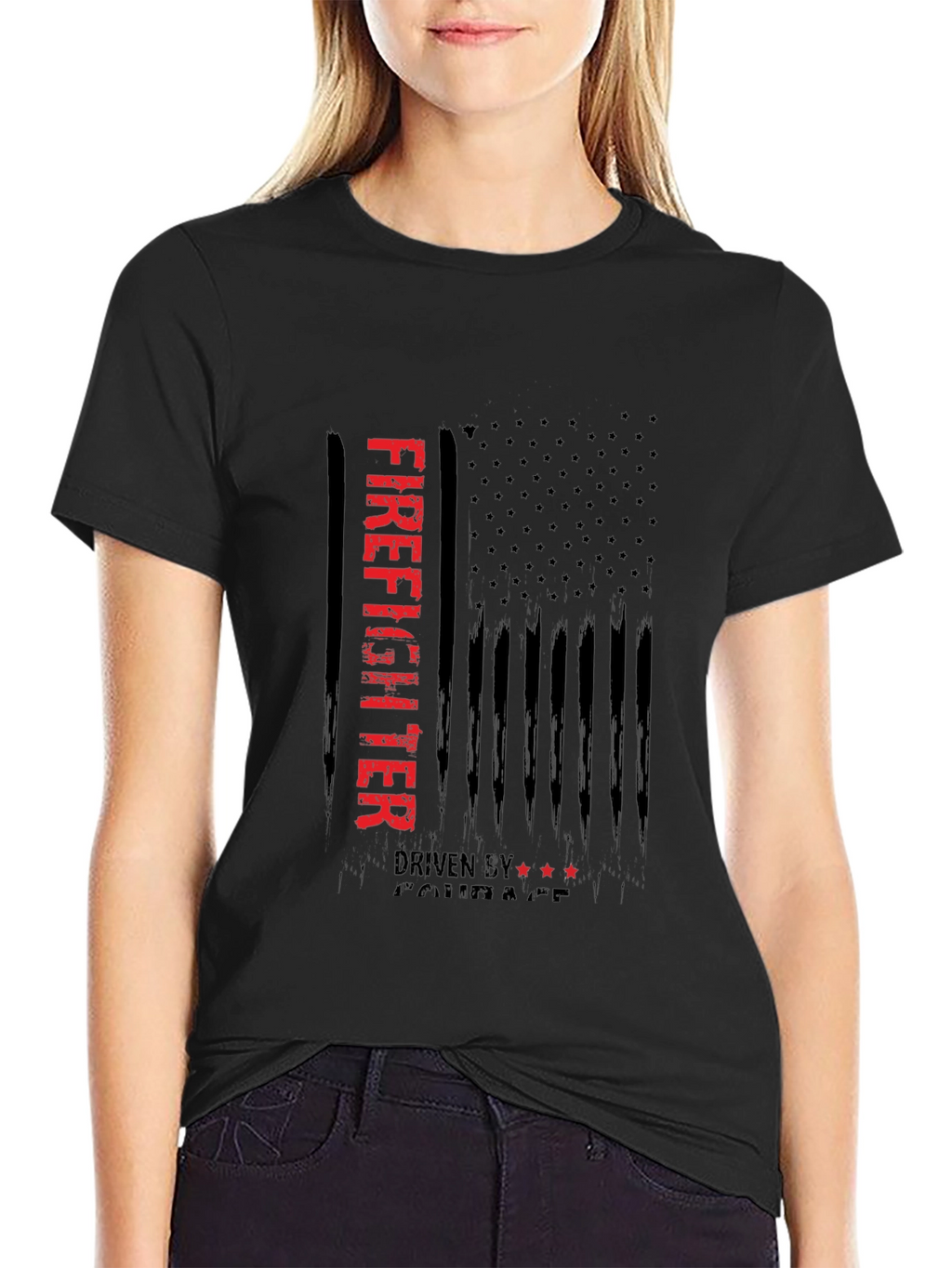 Firefighter Driven By Courage T-Shirt