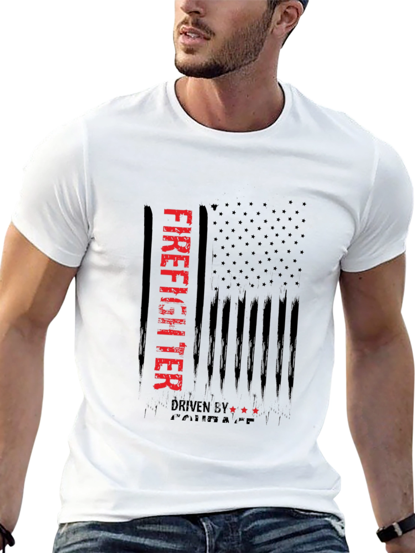 Firefighter Driven By Courage T-Shirt